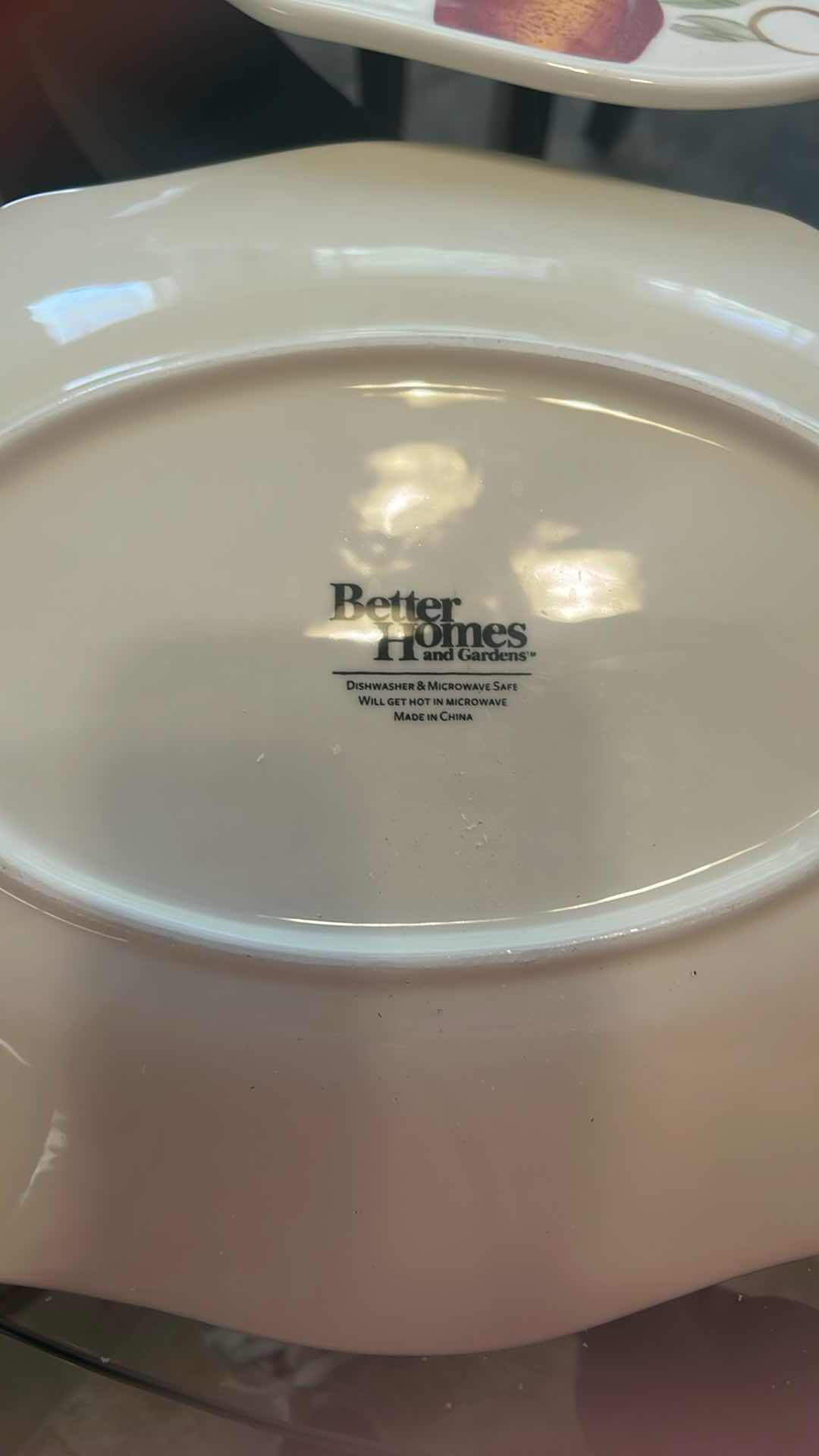 Photo 1 of 2- BETTER HOMES & GARDEN BELLA FRUIT PLATTERS