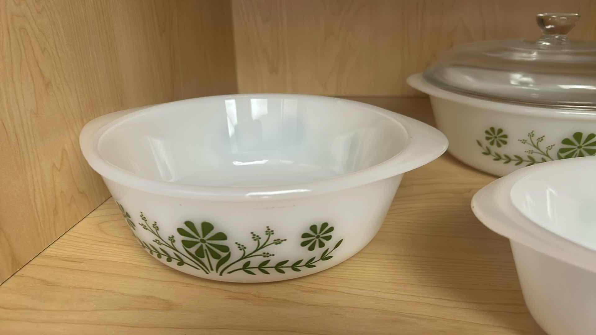 Photo 1 of 4-VINTAGE GLASSBAKE CASSEROLE DISHES