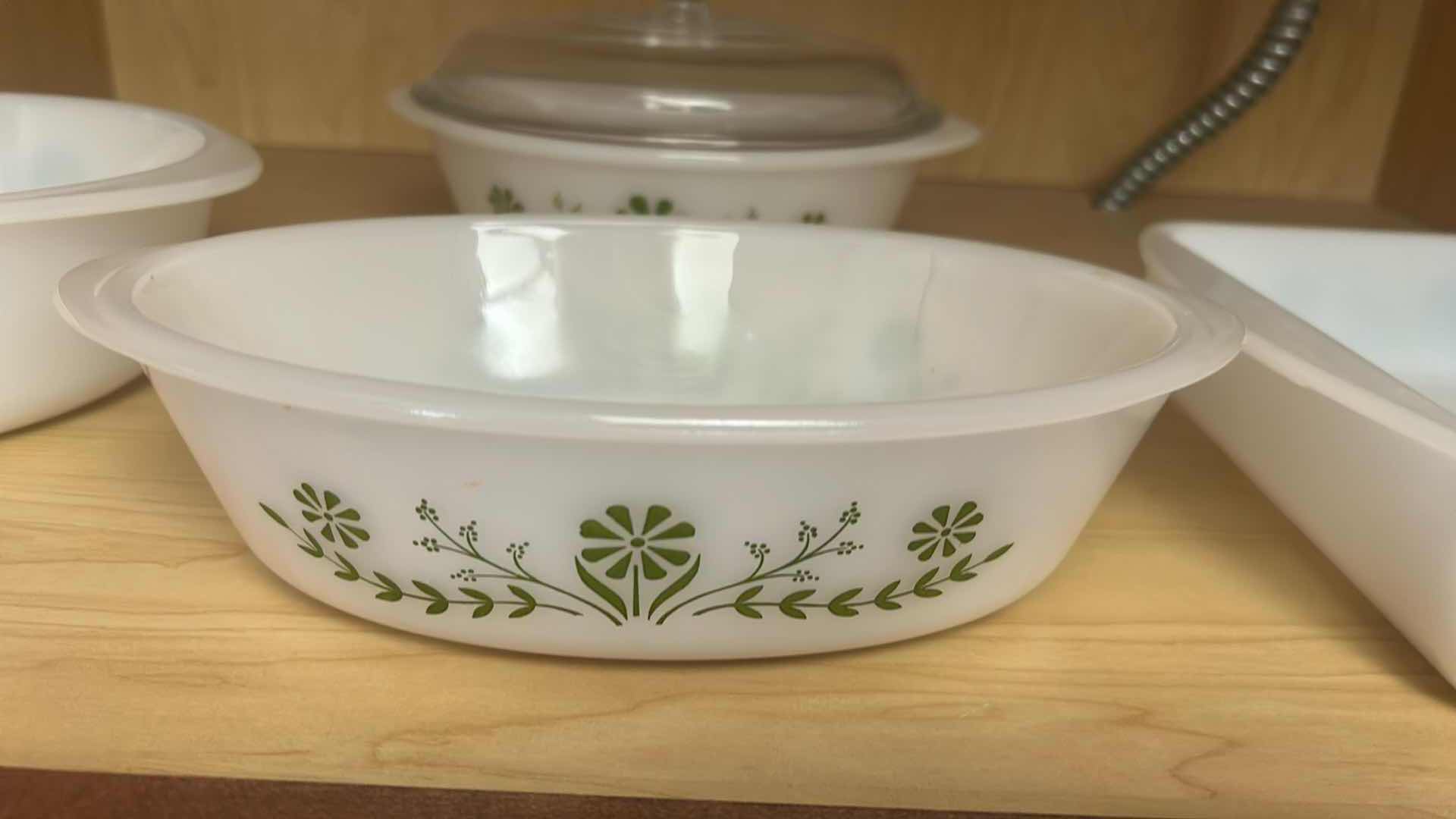 Photo 1 of 4-VINTAGE GLASSBAKE CASSEROLE DISHES