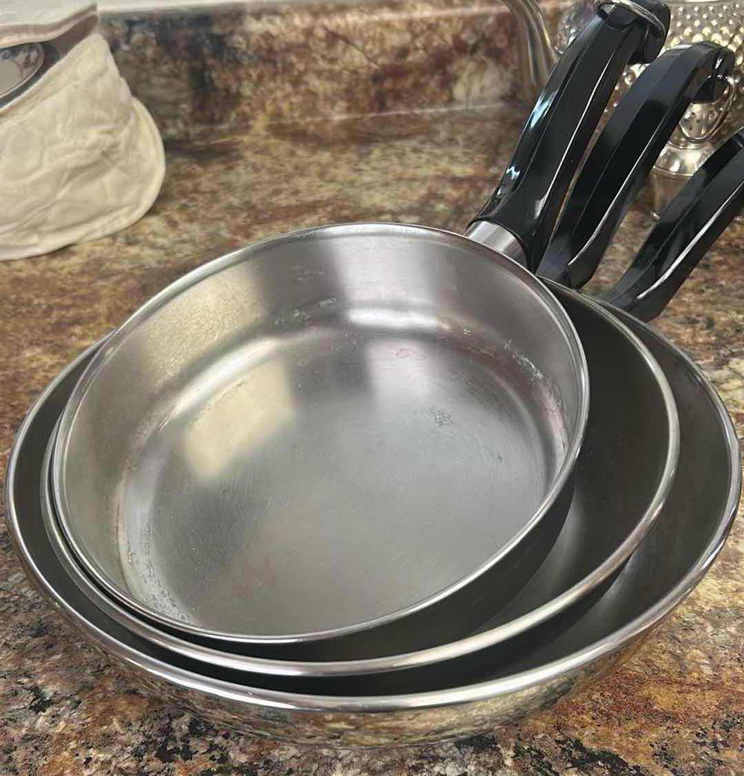 Photo 1 of 4- FABERWARE STAINLESS STEEL PANS STOCK POT