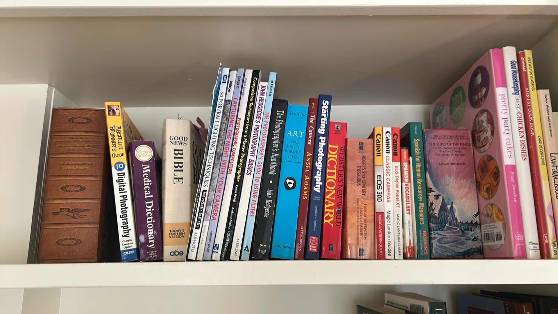 Photo 1 of CONTENTS OF 3 SHELVES ASSORTED BOOKS