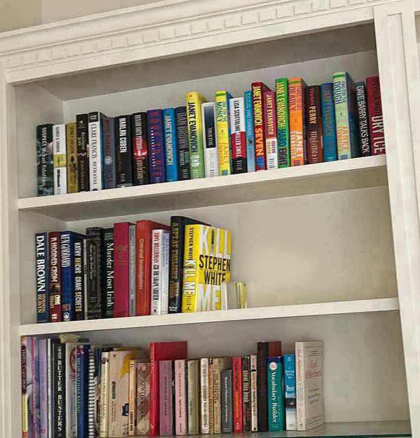 Photo 1 of CONTENTS OF 3 SHELVES ASSORTED BOOKS