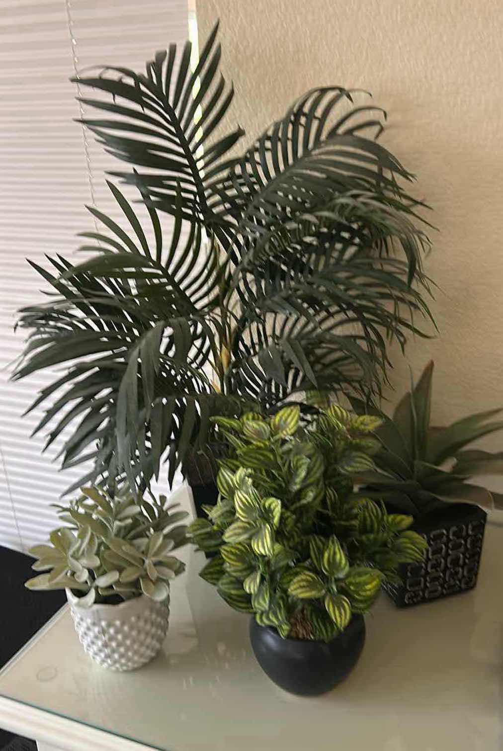 Photo 1 of 4- FAUX PLANTS IN POTS