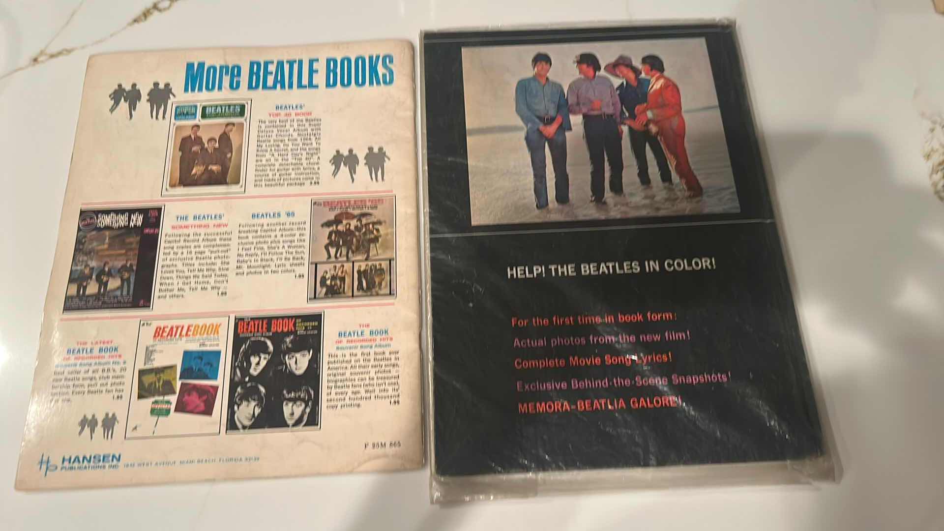 Photo 1 of 2- VINTAGE 1965 COLLECTABLES RELATED TO THE BEATLES FILM " HELP"