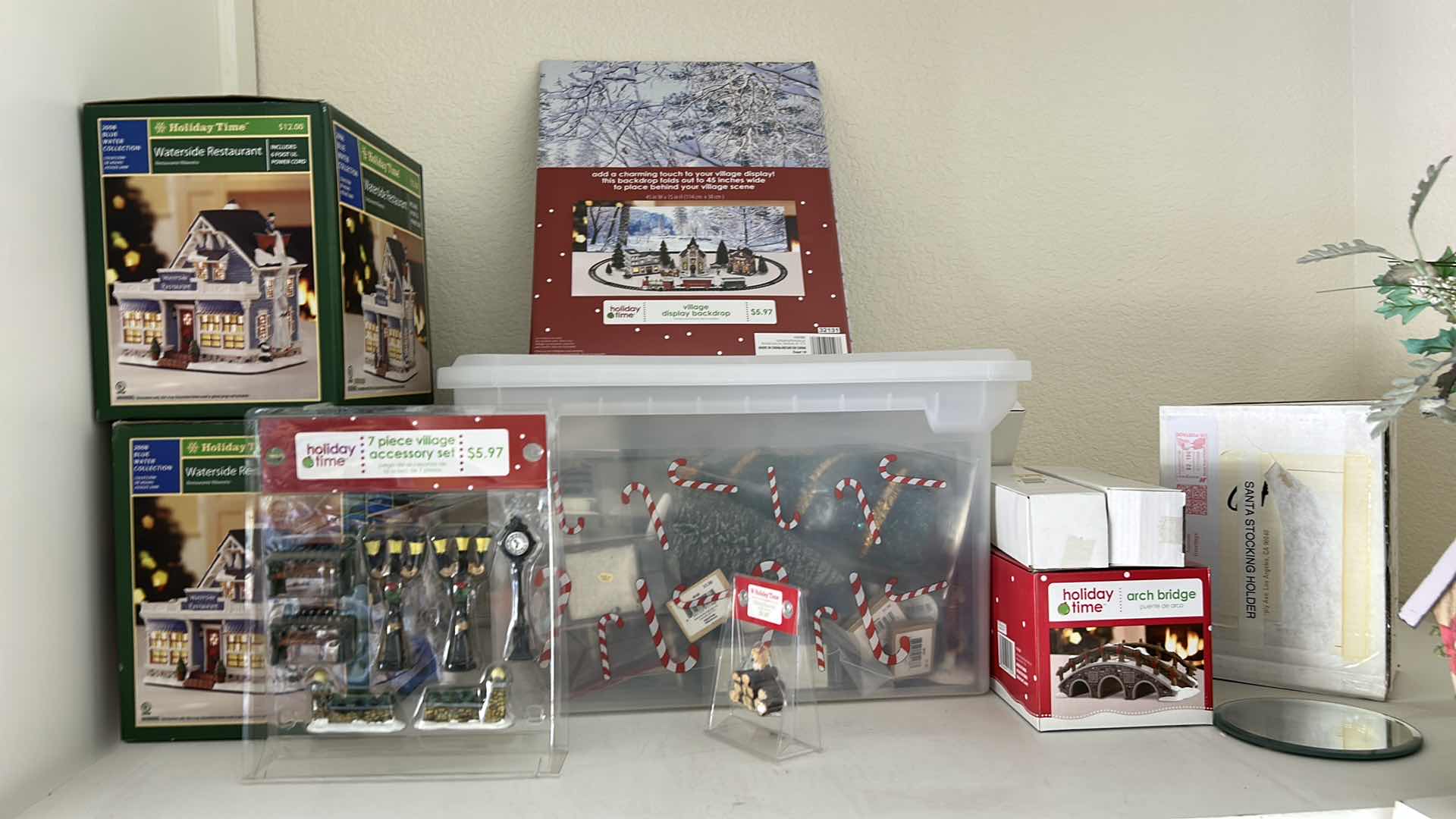 Photo 1 of CHRISTMAS VILLAGE PIECES