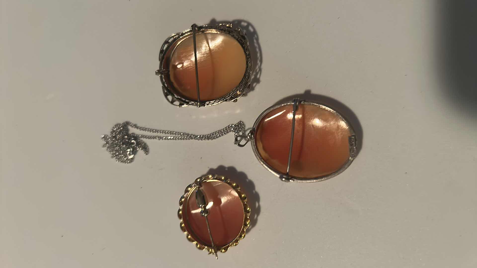 Photo 1 of 3- VINTAGE SHELL CAMEOS