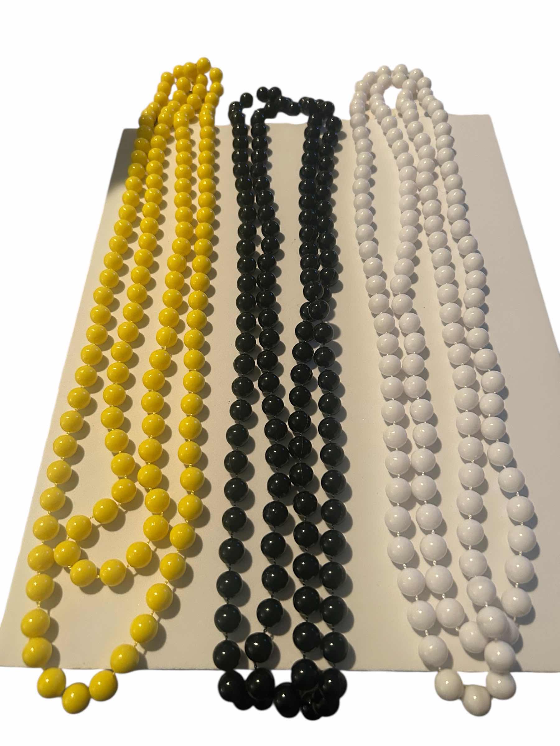 Photo 1 of 3 LONG ACRYLIC BEADED NECKLACES