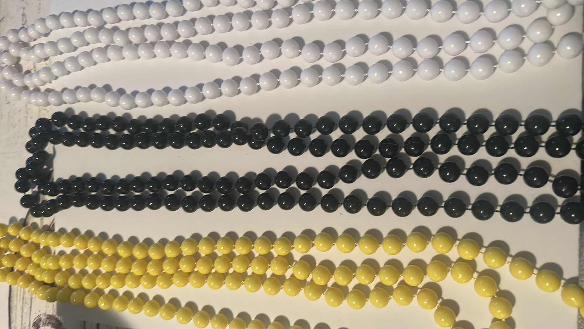 Photo 1 of 3 LONG ACRYLIC BEADED NECKLACES