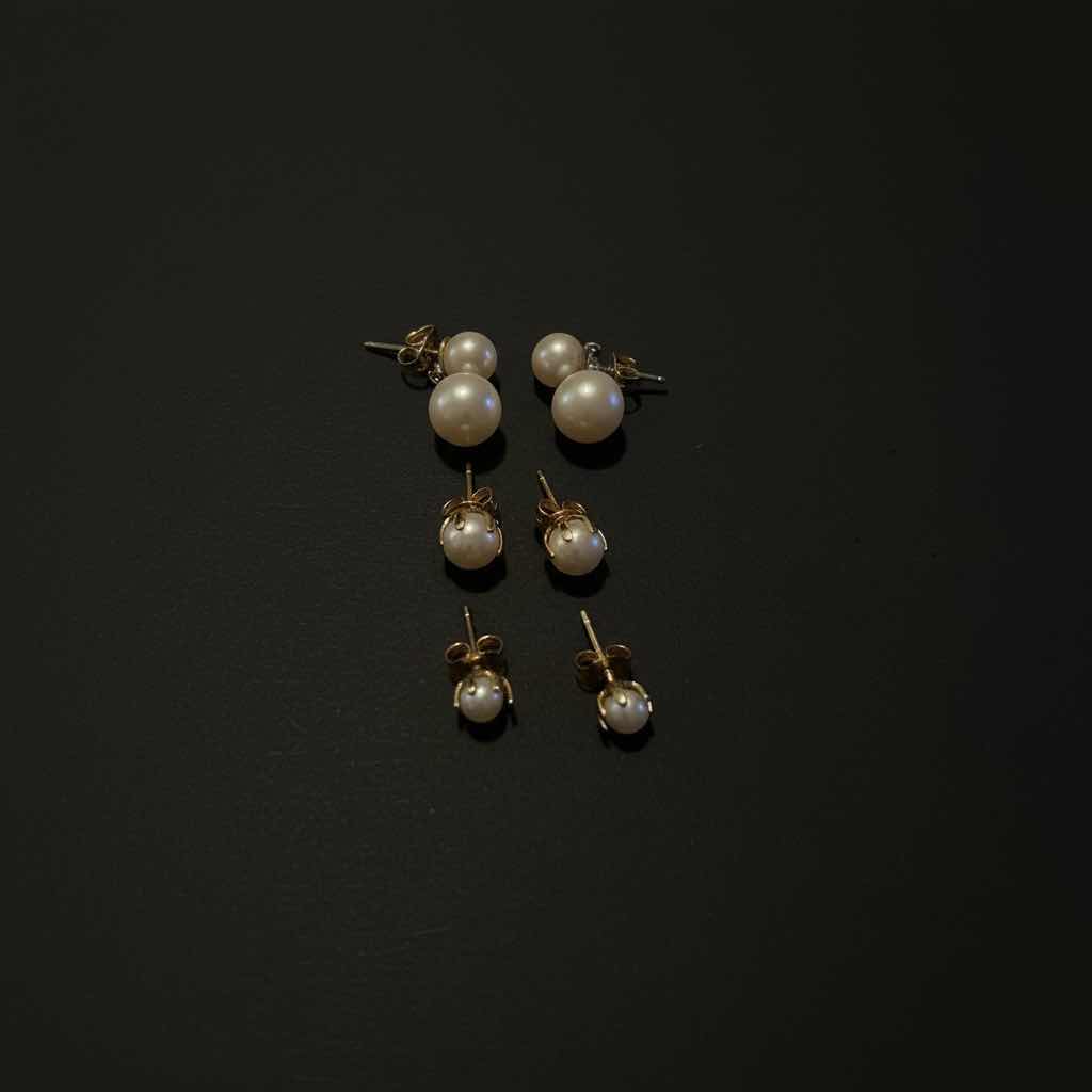 Photo 1 of 3- FAUX PEARL EARRINGS