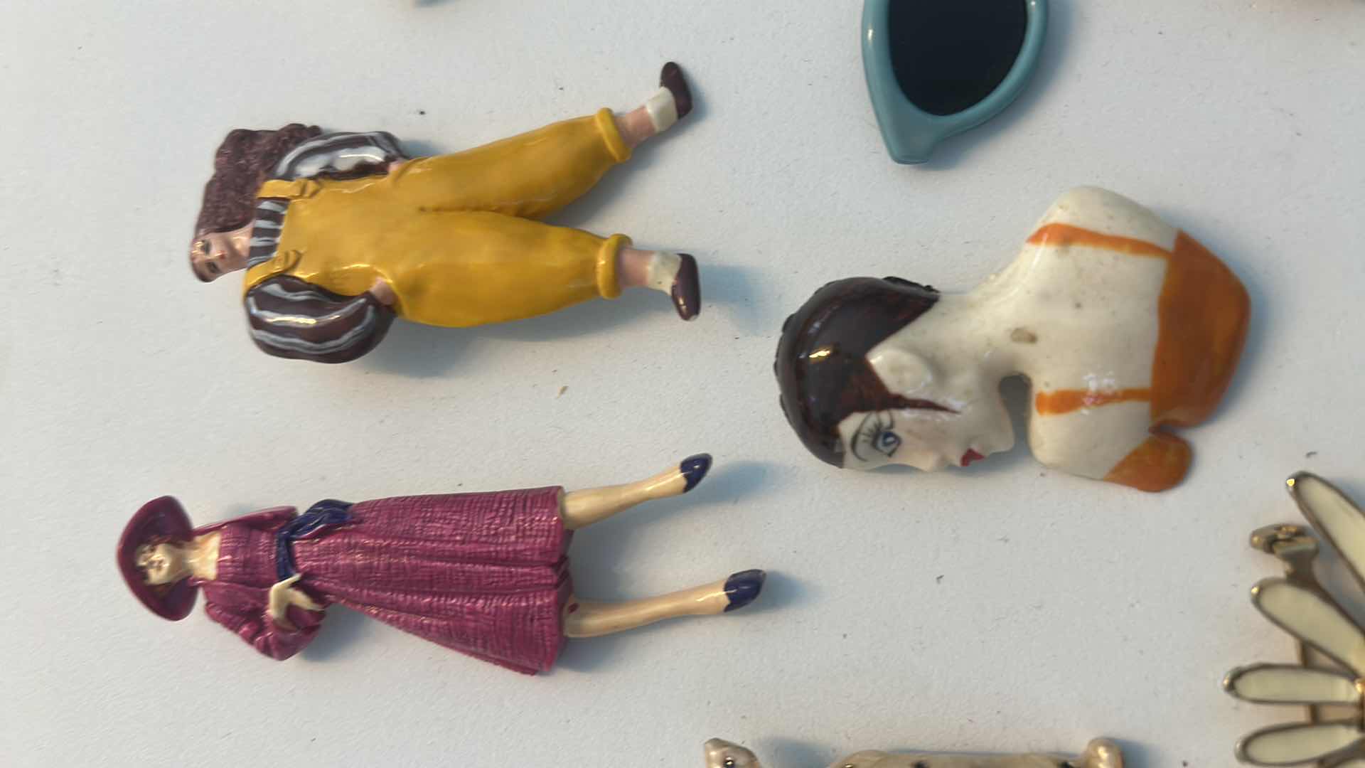 Photo 1 of 8- VINTAGE STYLE ENAMEL BROOCHES AND PINS