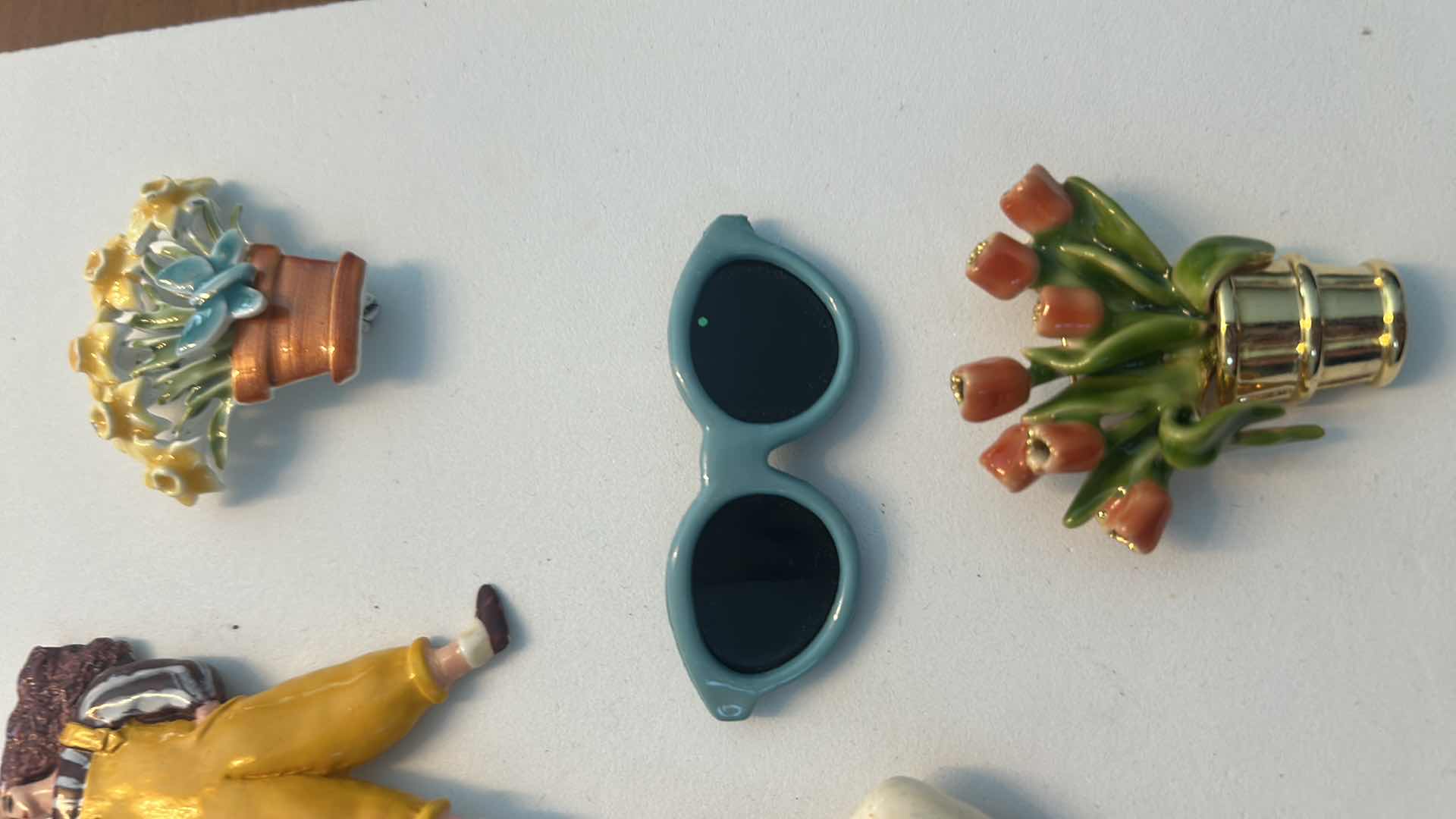 Photo 1 of 8- VINTAGE STYLE ENAMEL BROOCHES AND PINS