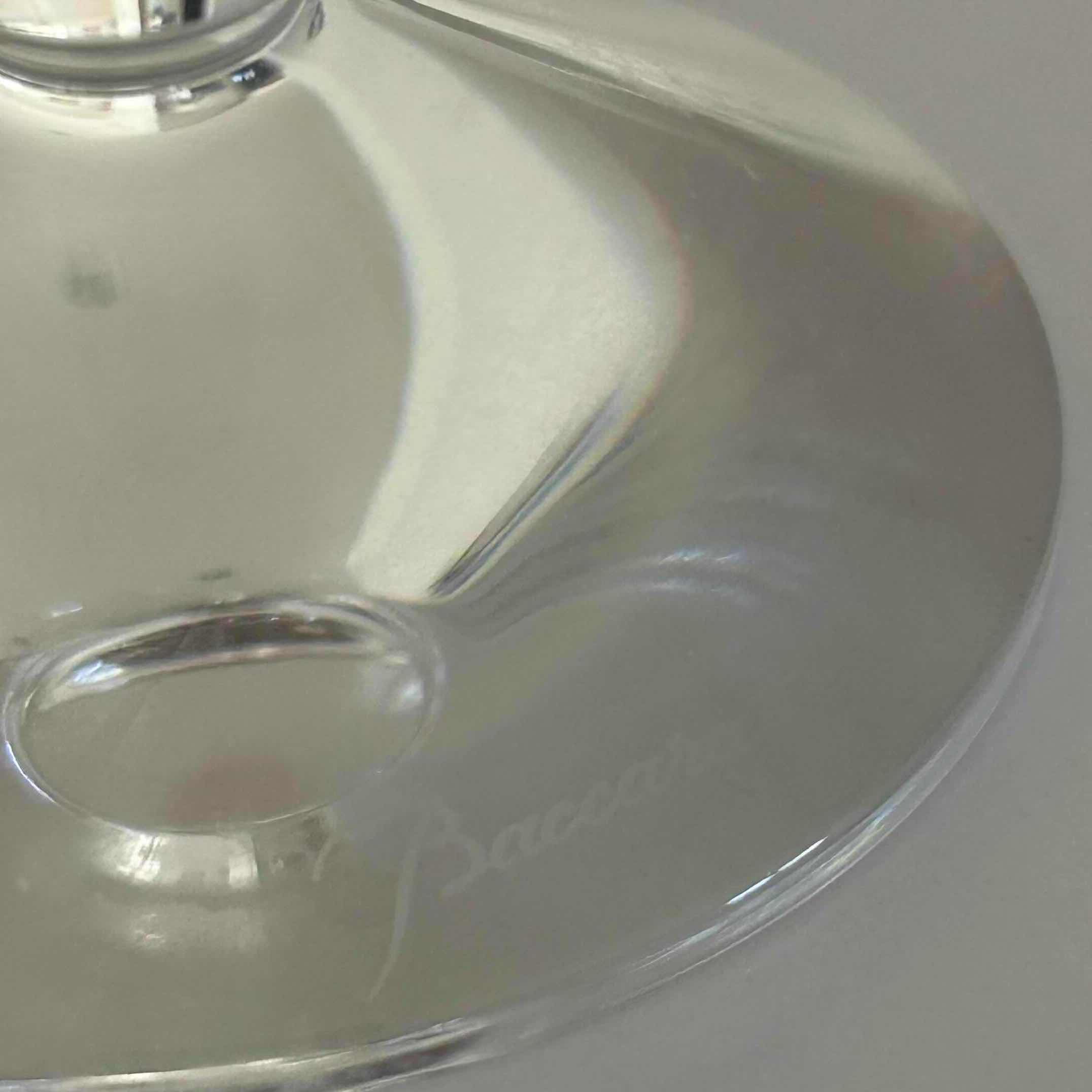 Photo 1 of BACCARAT VEGA MARTINI GLASS RUBY COLOR PART OF THE VEGA COLLECTION IN ORIGINAL RED BOX