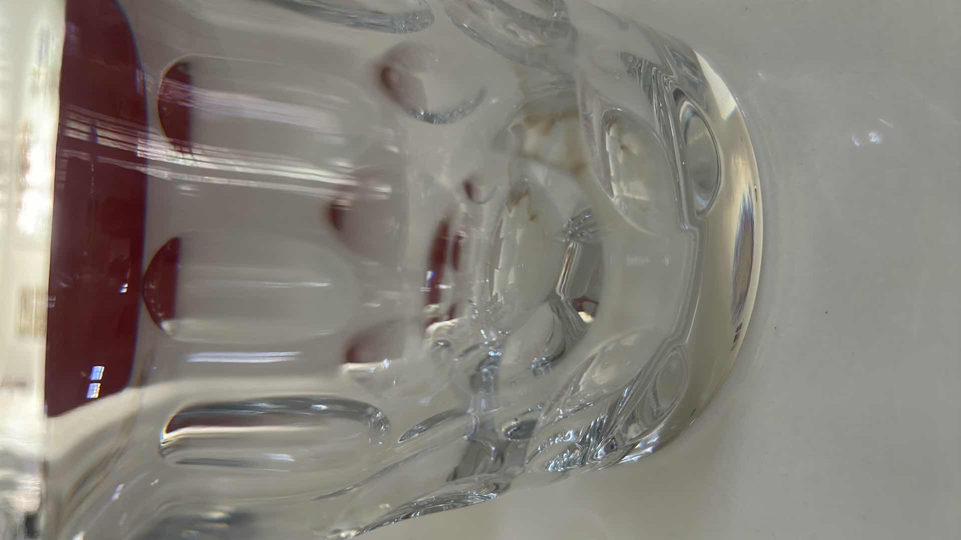 View 2 of BACCARAT BELUGA WHISKEY DECANTER BY SAVINEL ROZE H 9" IN ORIGINAL RED BOX