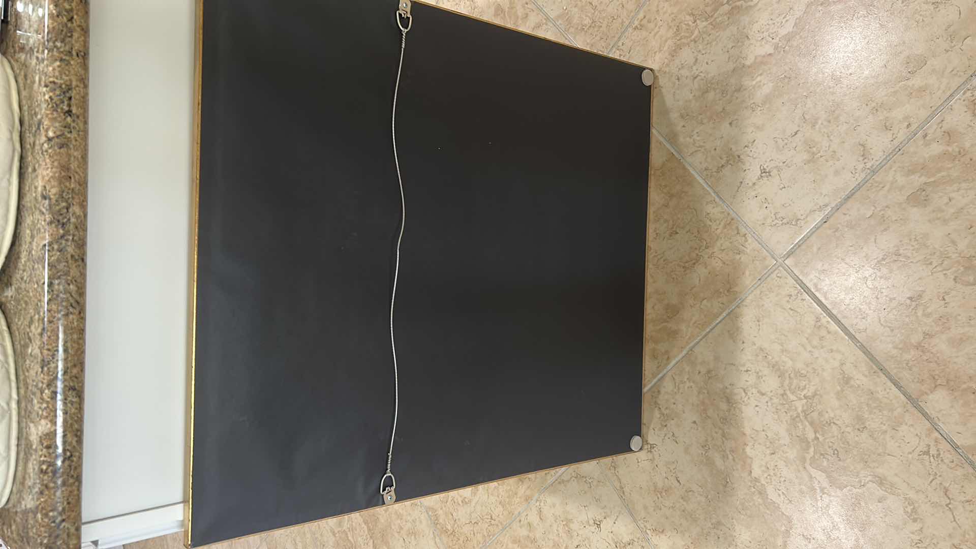 Photo 1 of MOU-SIEN TSENG ACRYLIC PAINTING ON GOLD LEAF " HUNTING WITH DOGS" 24" X 31"