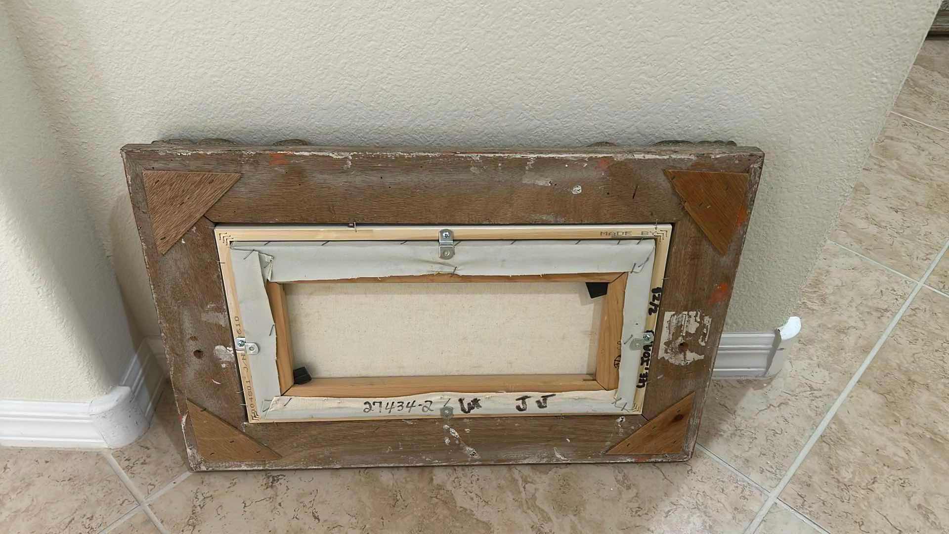 Photo 1 of DECORATIVE IMPRESSIONIST STYLE OIL PAINTING ON CANVAS "LADYS ON"23" X 14"