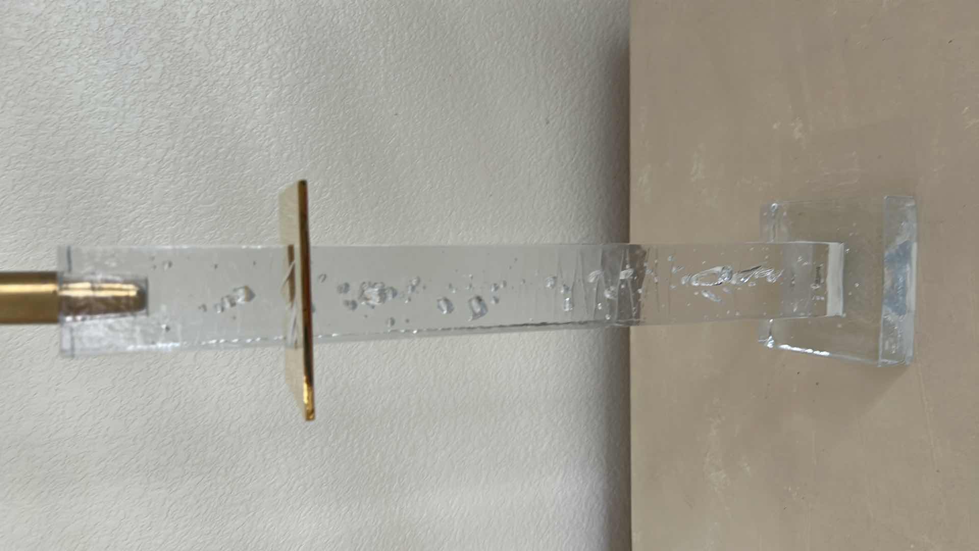 Photo 1 of KOSTA BODA ICE PILLAR TOWER CANDLESTICK FROM SWEDEN H 29"