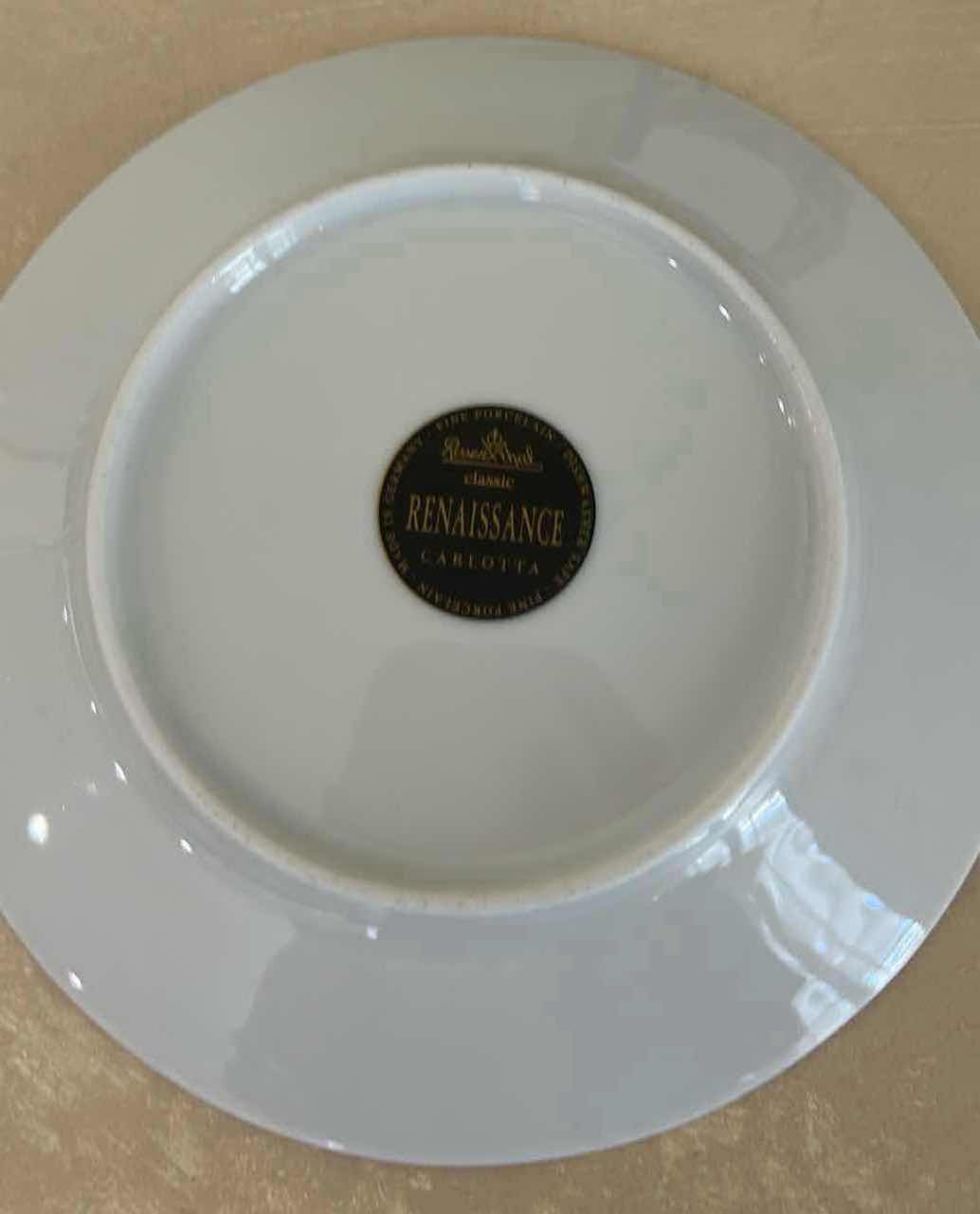 Photo 1 of 5 PC- ROSENTHAL RENAISSANCE CARLOTTA FINE CHINA PORCELAIN PLACE SETTING