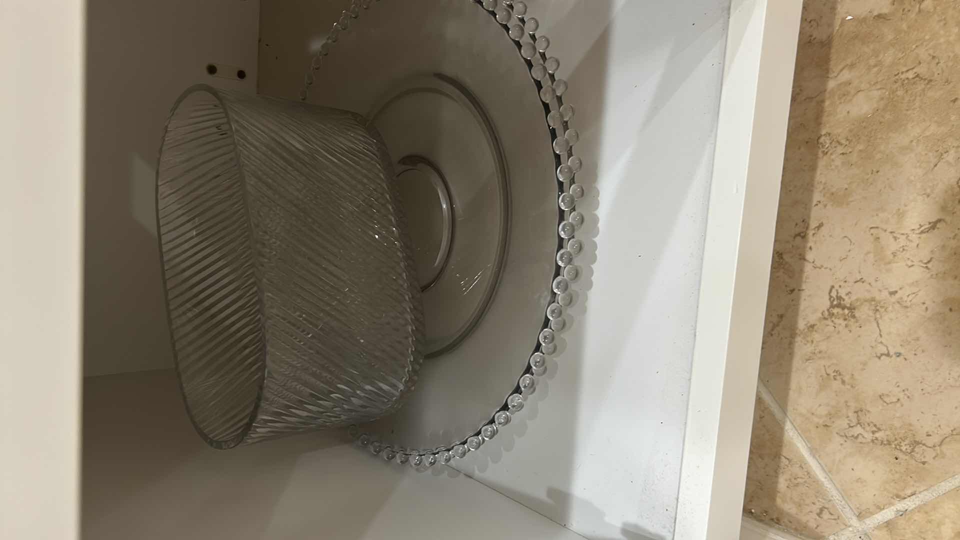 Photo 1 of CONTENTS OF CABINET GLASS ASHTRAYS GLASS TRAYS