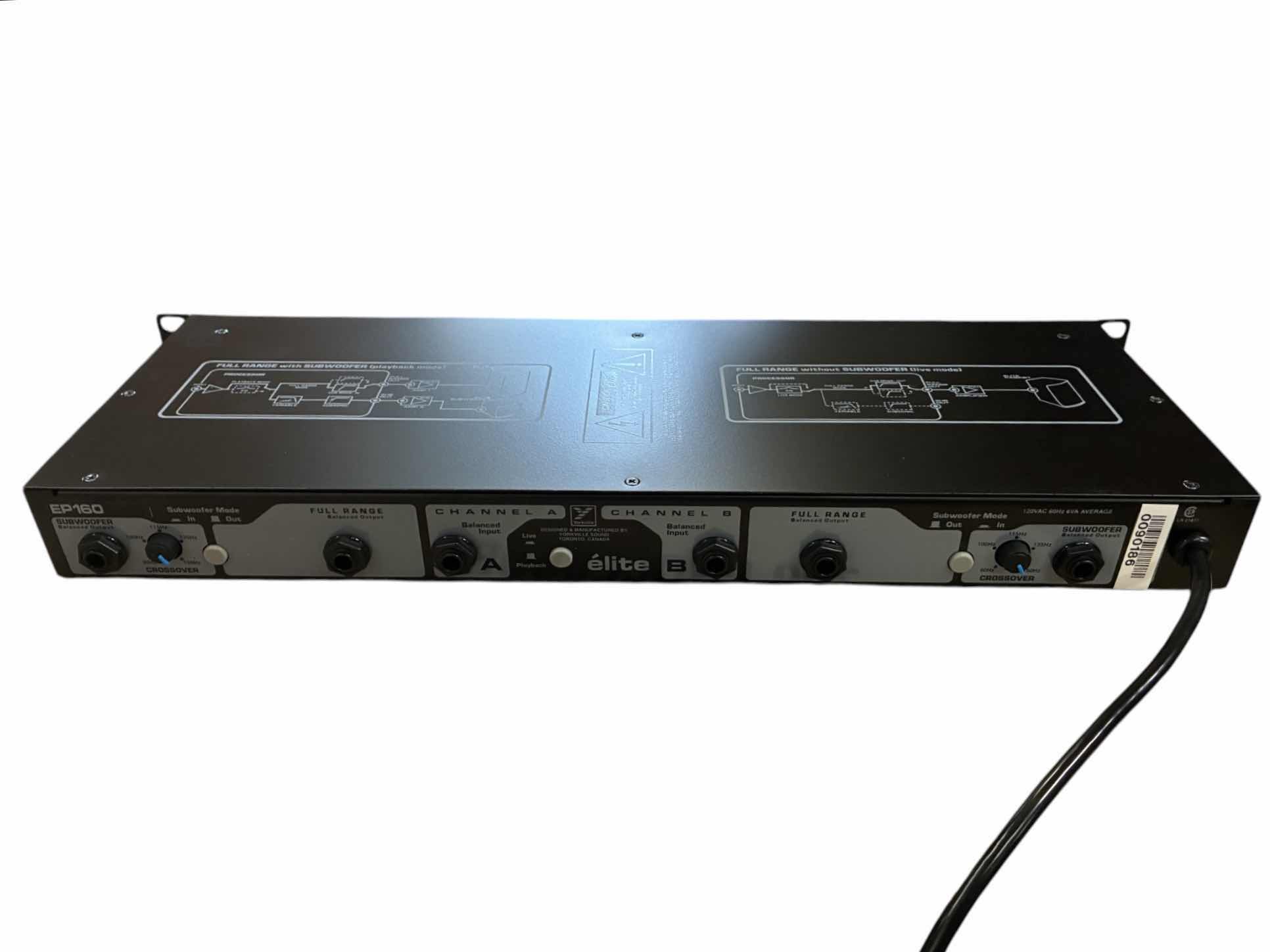 Photo 1 of NIB YORKVILLE PROFESSIONAL BALANCE SOUND PROCESSING SYSTEM EP160