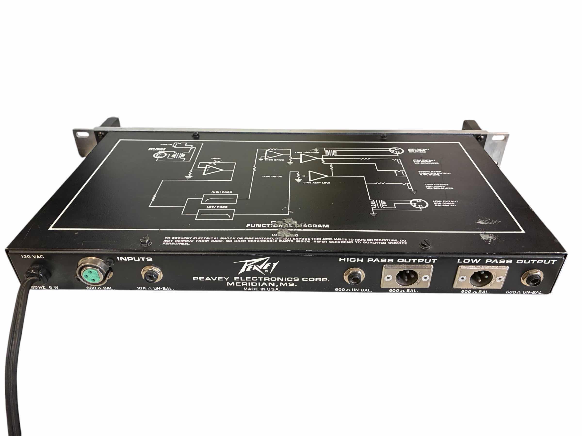 Photo 1 of PEAVEY CS-X2 RACKMOUNT CROSSOVER $120