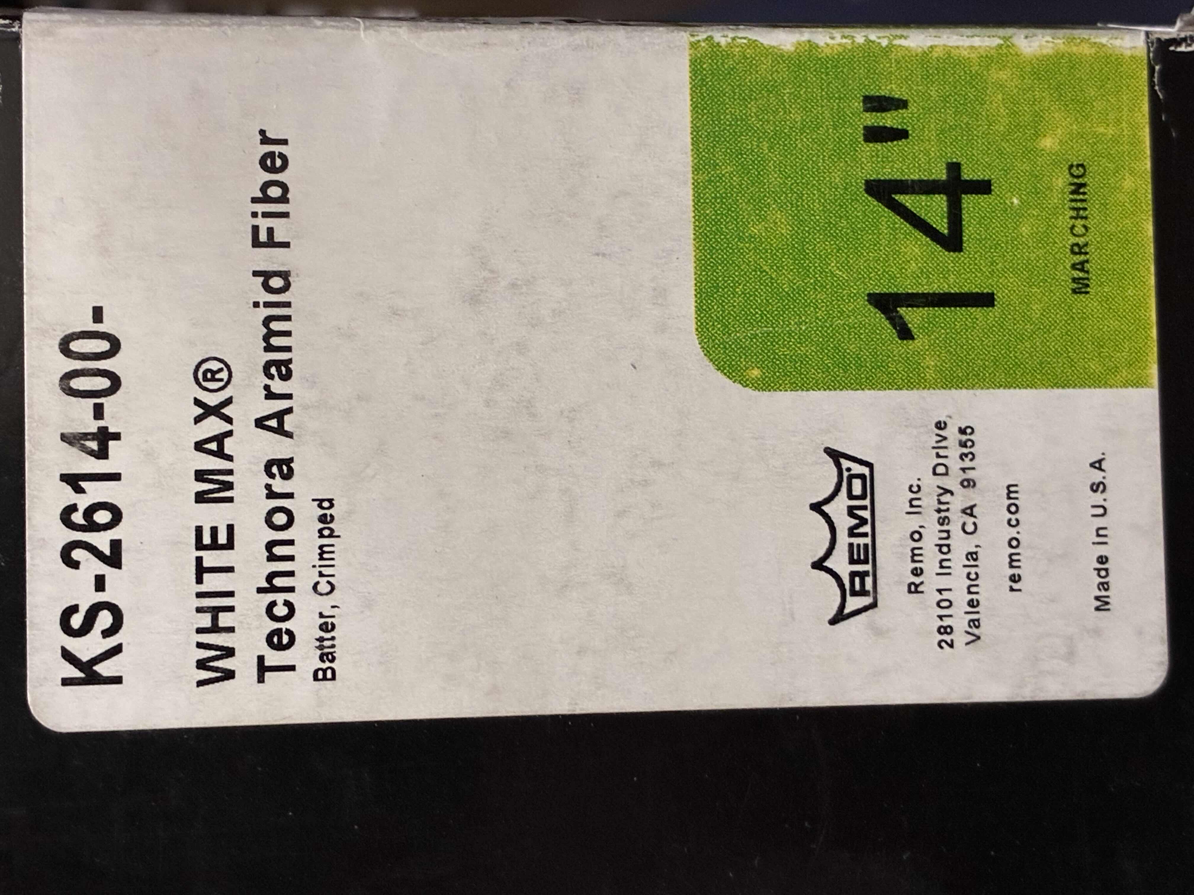 Photo 1 of NIB REMO 14” WHITE MAX TECHNORA ARAMID FIBER DRUMHEAD
