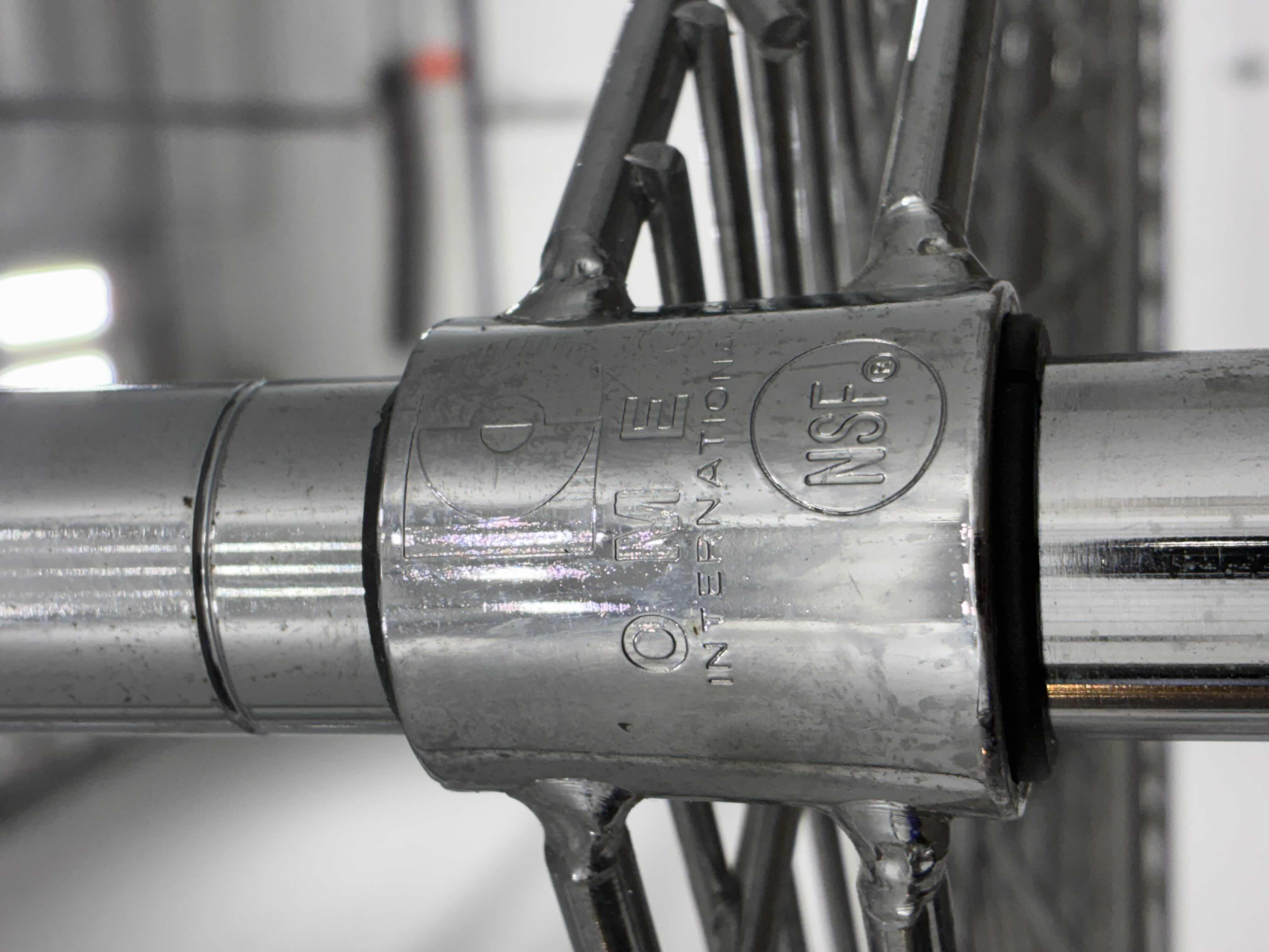 Photo 1 of OMEGA STAINLESS STEEL ROLLING METRO RACK 72” X 24” H102”