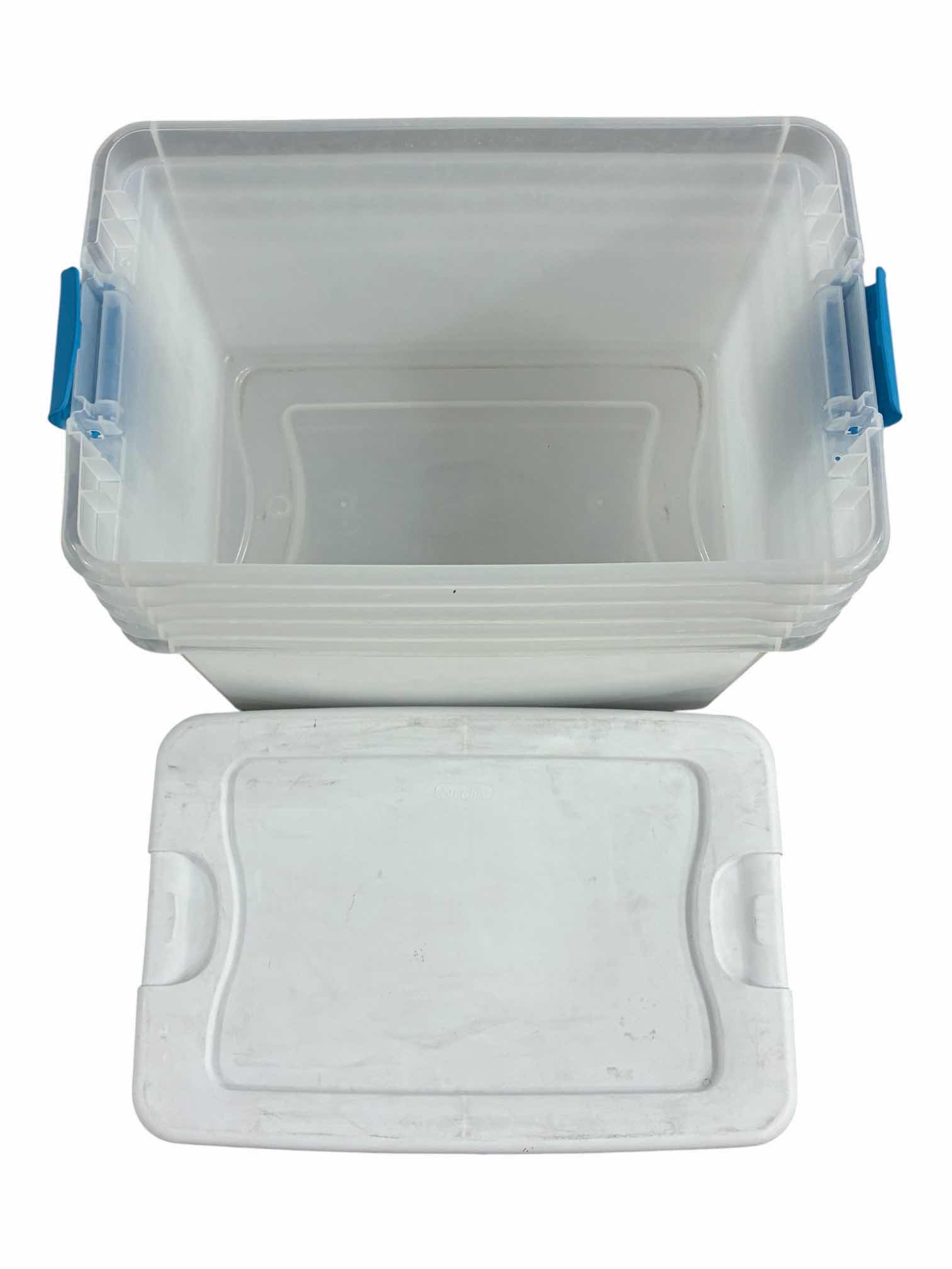 Photo 1 of STERILITE STORAGE BINS W LID (5) 23” X 16” H13”