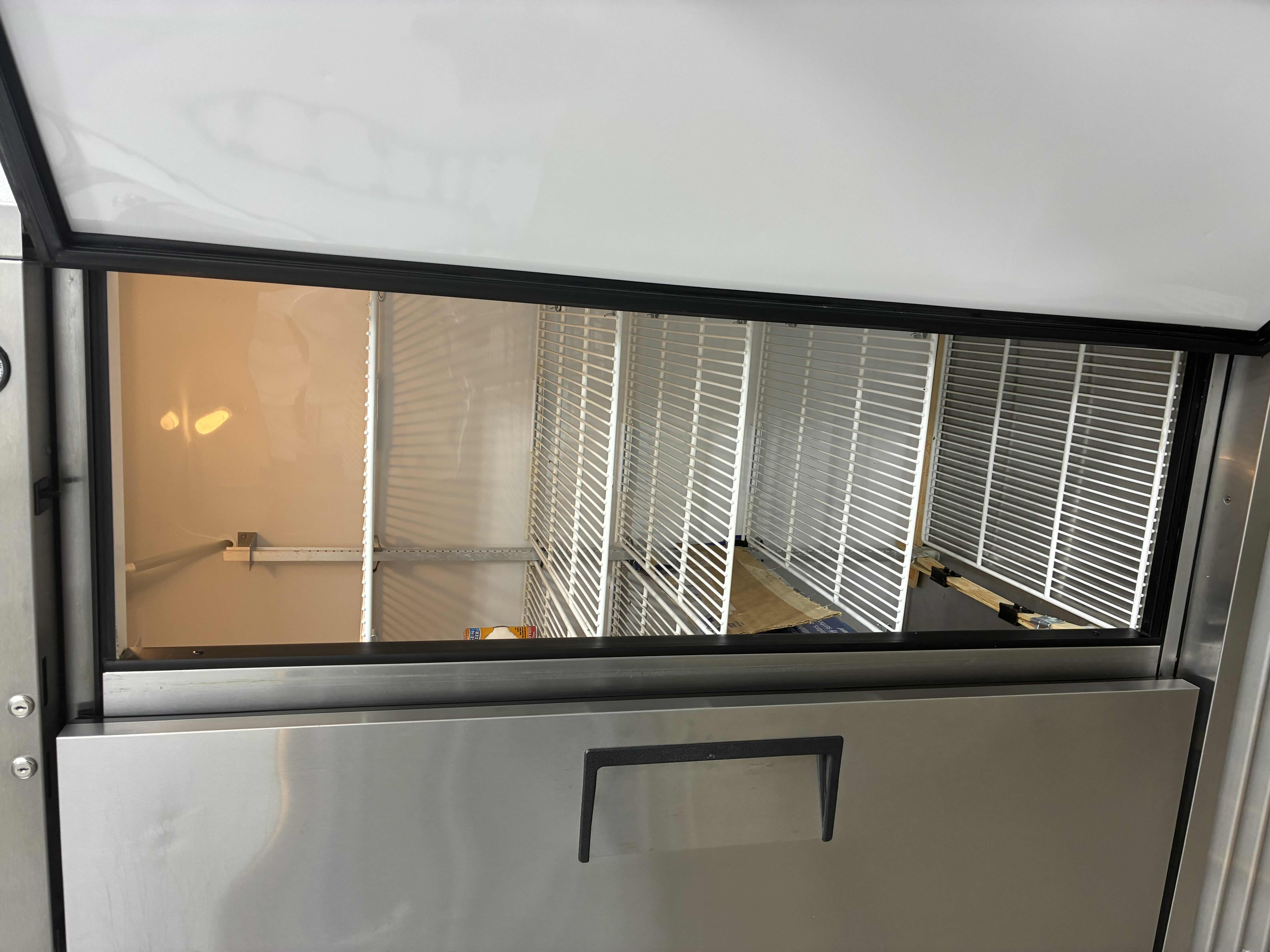 Photo 1 of TRUE STAINLESS STEEL TWO SECTION REACH-IN COMMERCIAL REFRIGERATOR T-35