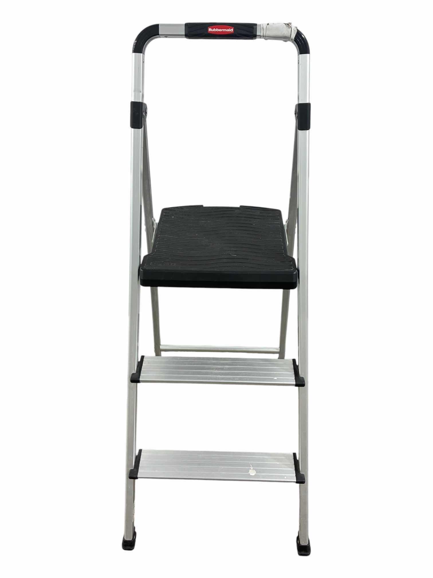 Photo 1 of RUBBERMAID FOLDING 3 STEP LADDER