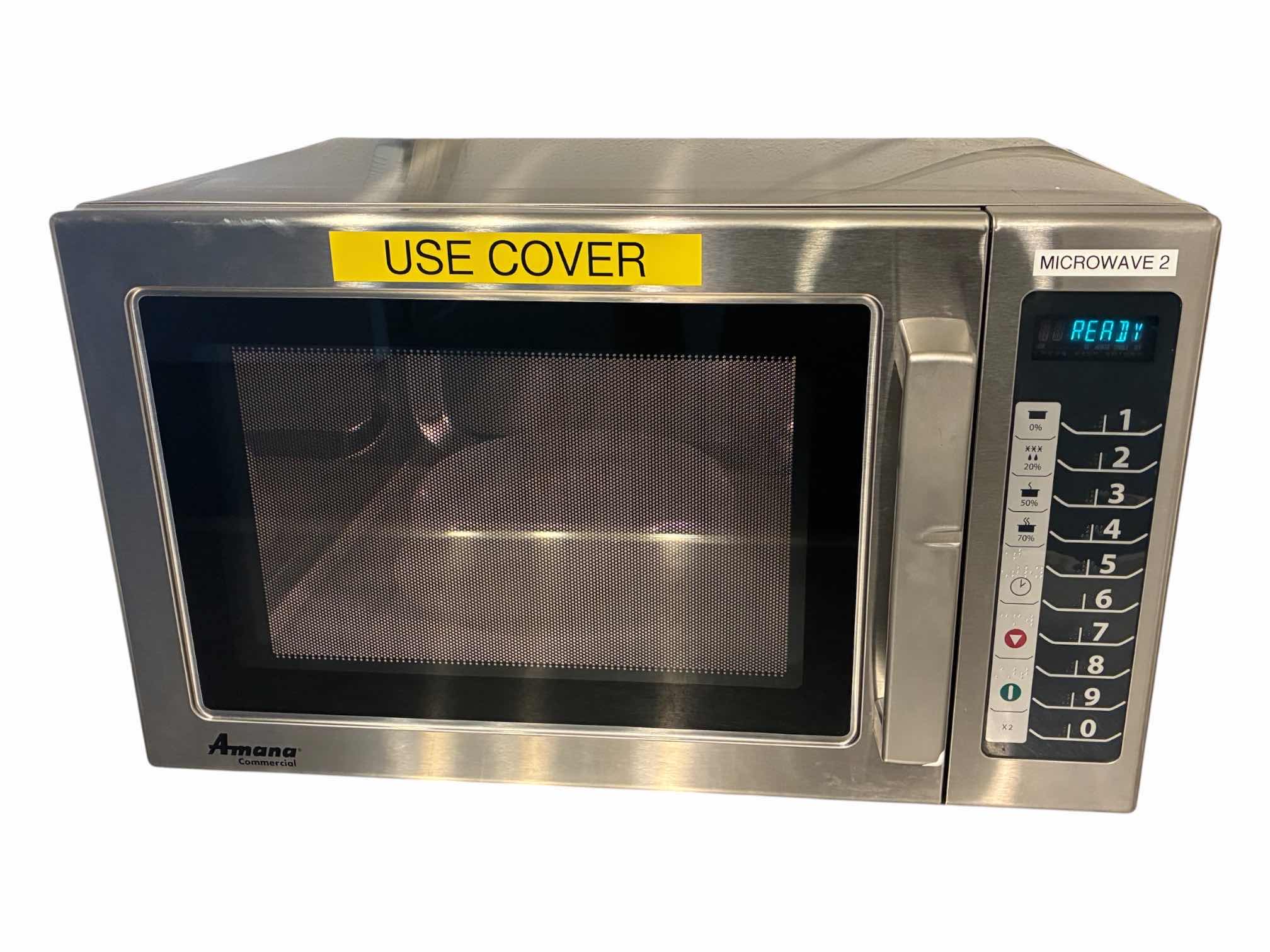 Photo 1 of AMANA COMMERCIAL STAINLESS STEEL MICROWAVE RCS10TS