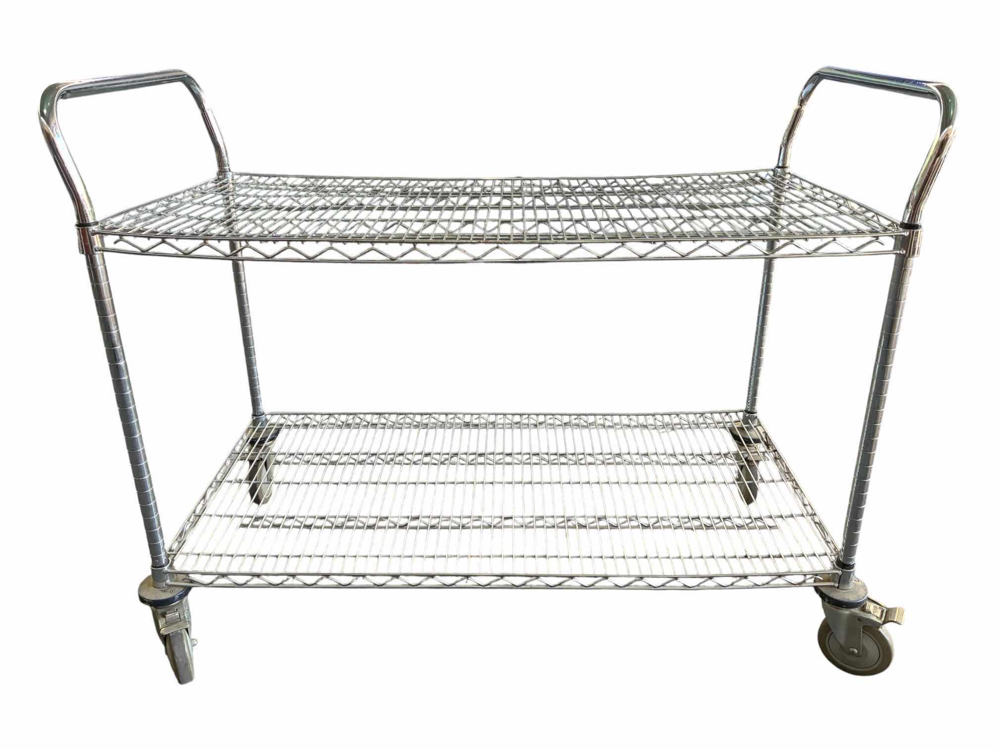 Photo 1 of OMEGA METRO RACK ROLLING CART 50” X 24” H39”