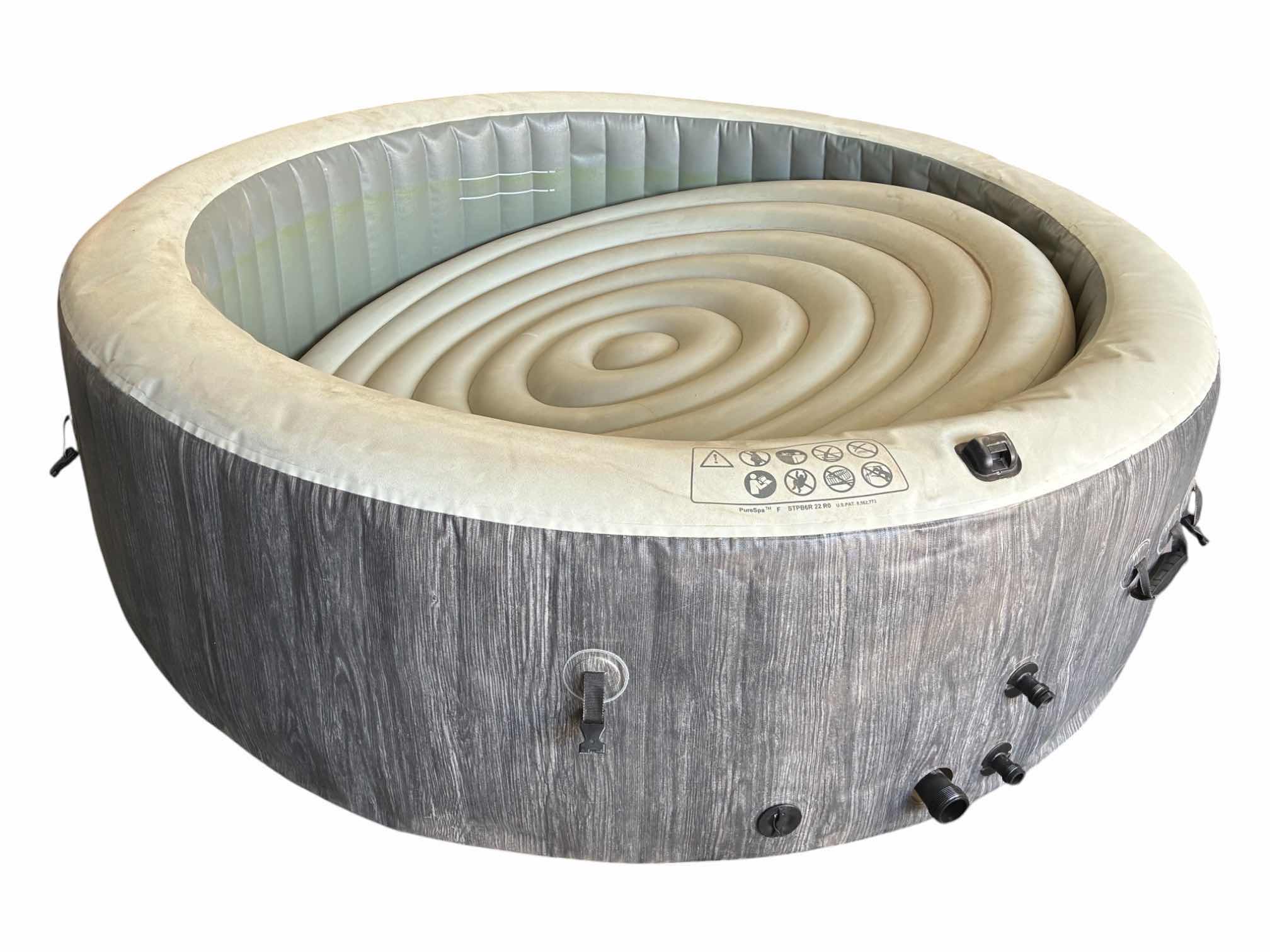Photo 1 of INTEX PURE SPA INFLATABLE SPA HOTTUB W PUMP 85” X 28”