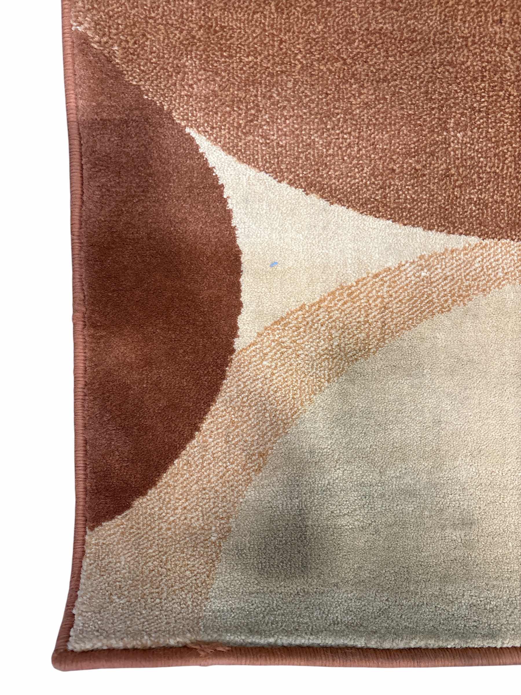 Photo 1 of GOLD CIRCLES RUG 89.5”X62”