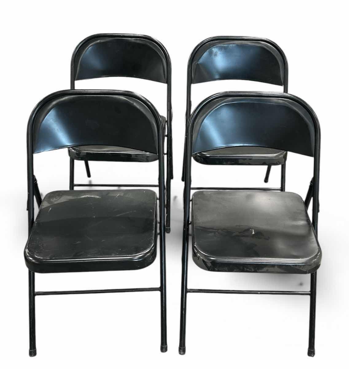 Photo 1 of 4 METAL FOLDING CHAIRS