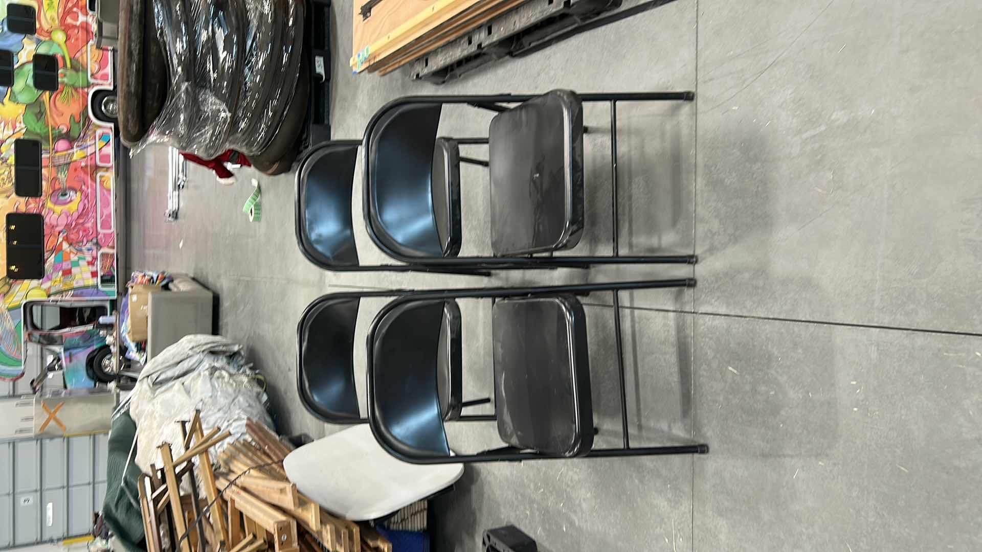 Photo 1 of 4 METAL FOLDING CHAIRS