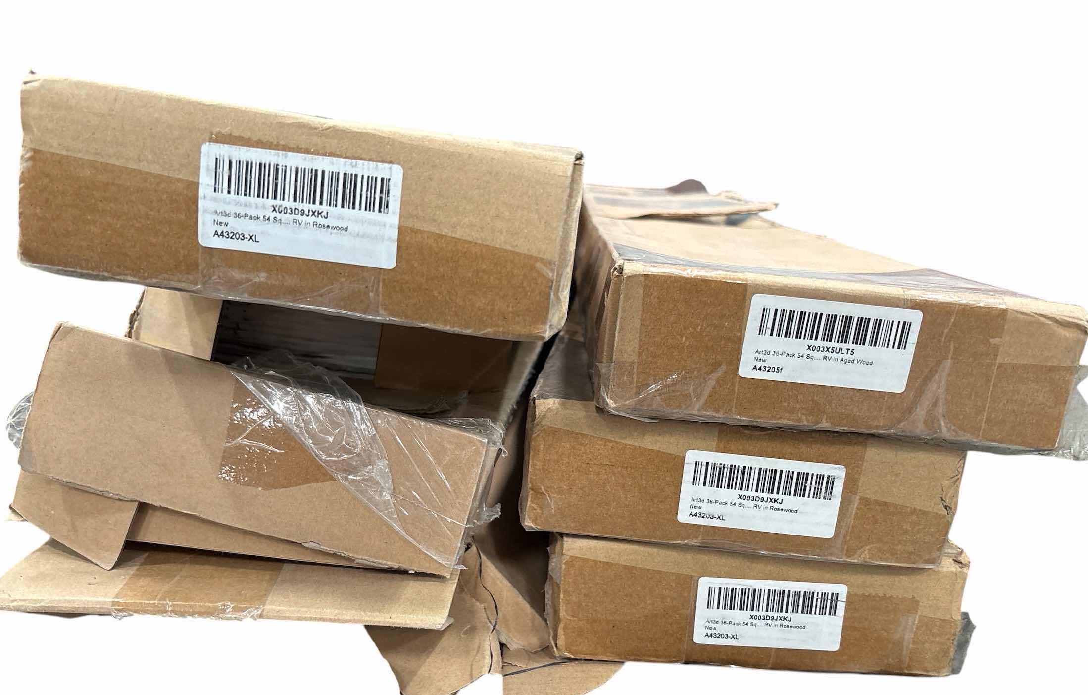 Photo 1 of (7)PCS BOXES OF FLOORING VARIETY OF COLORS