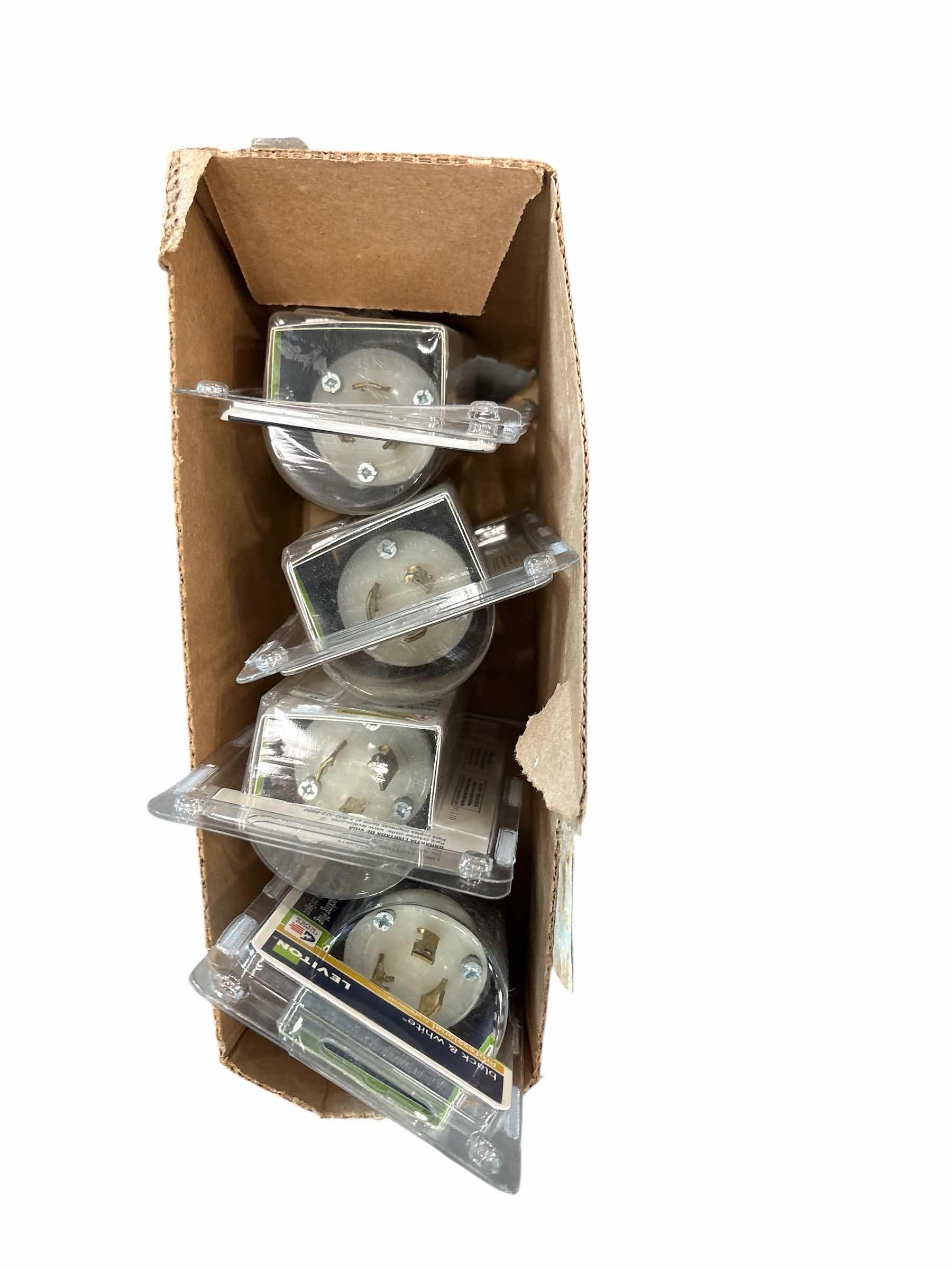 Photo 1 of (4)PCS LEVITON LOCKING PLUG 20A-250V