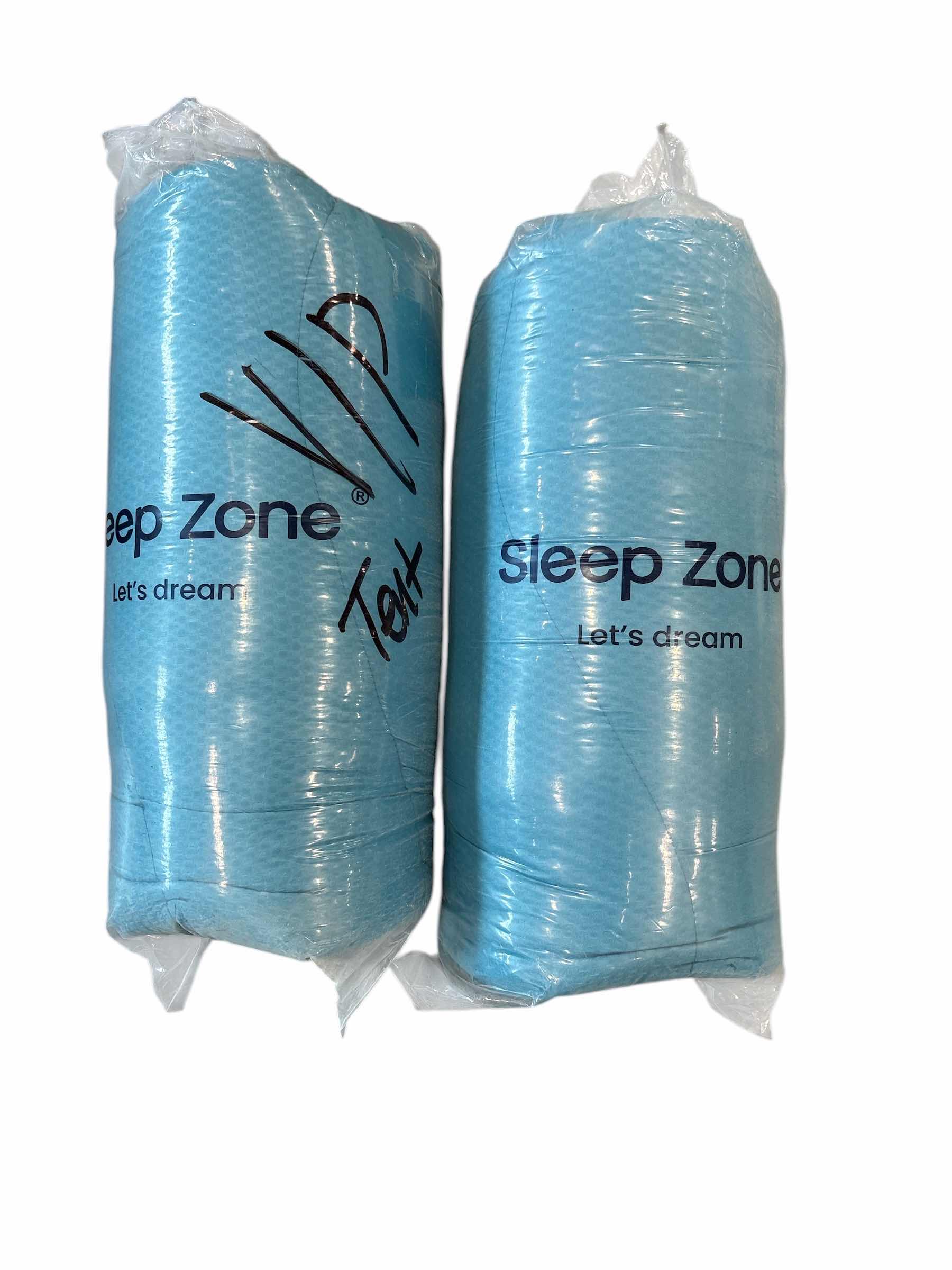 Photo 1 of (2)PCS SLEEP ZONE MATTRESS RV QUEEN TOPPER 75”X56.5”