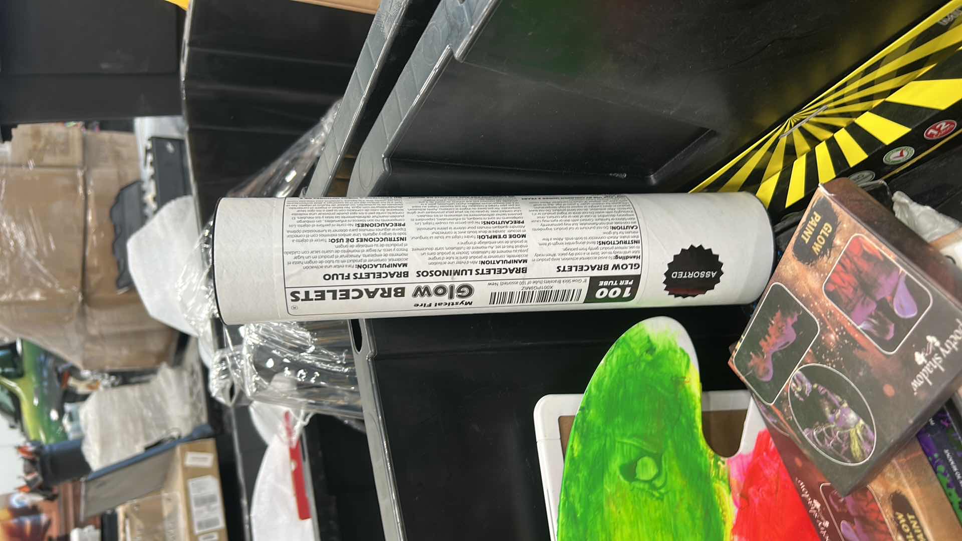Photo 1 of NEON PAINTING SUPPLIES, LIGHT UP BRACELET AND MORE