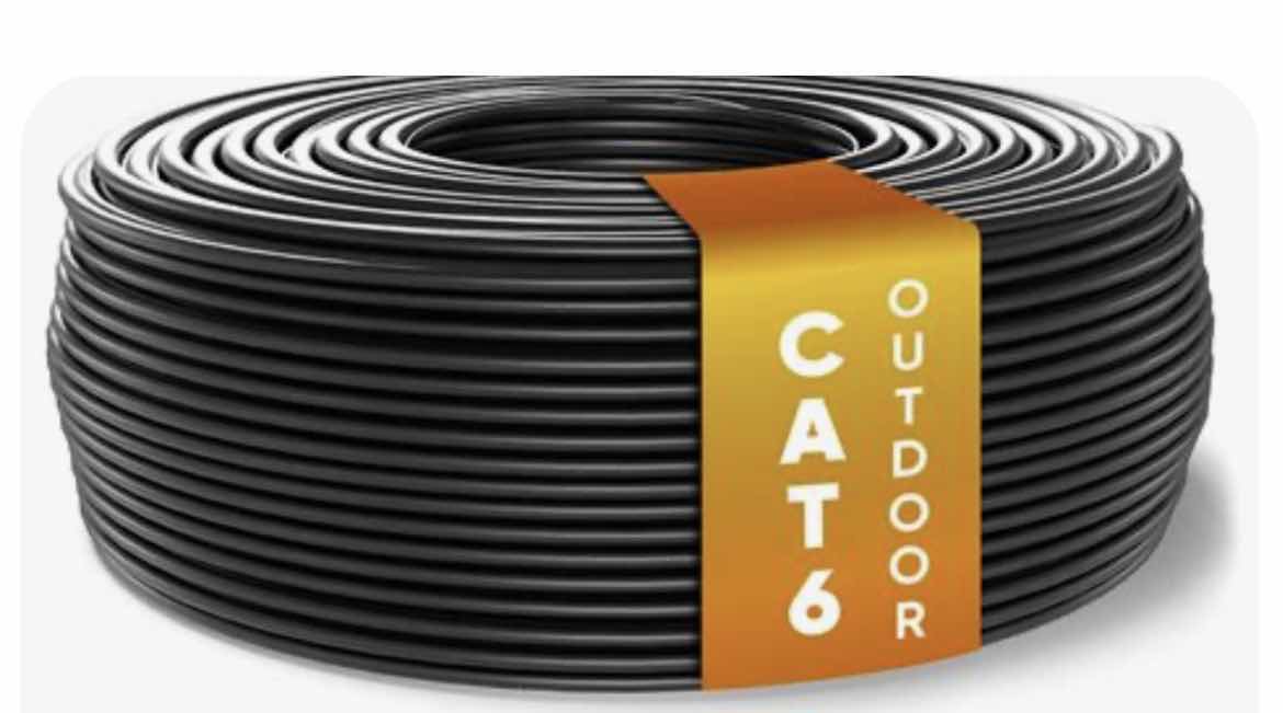 Photo 1 of 500 FT CAT6 OUTDOOR BLACK CABLE