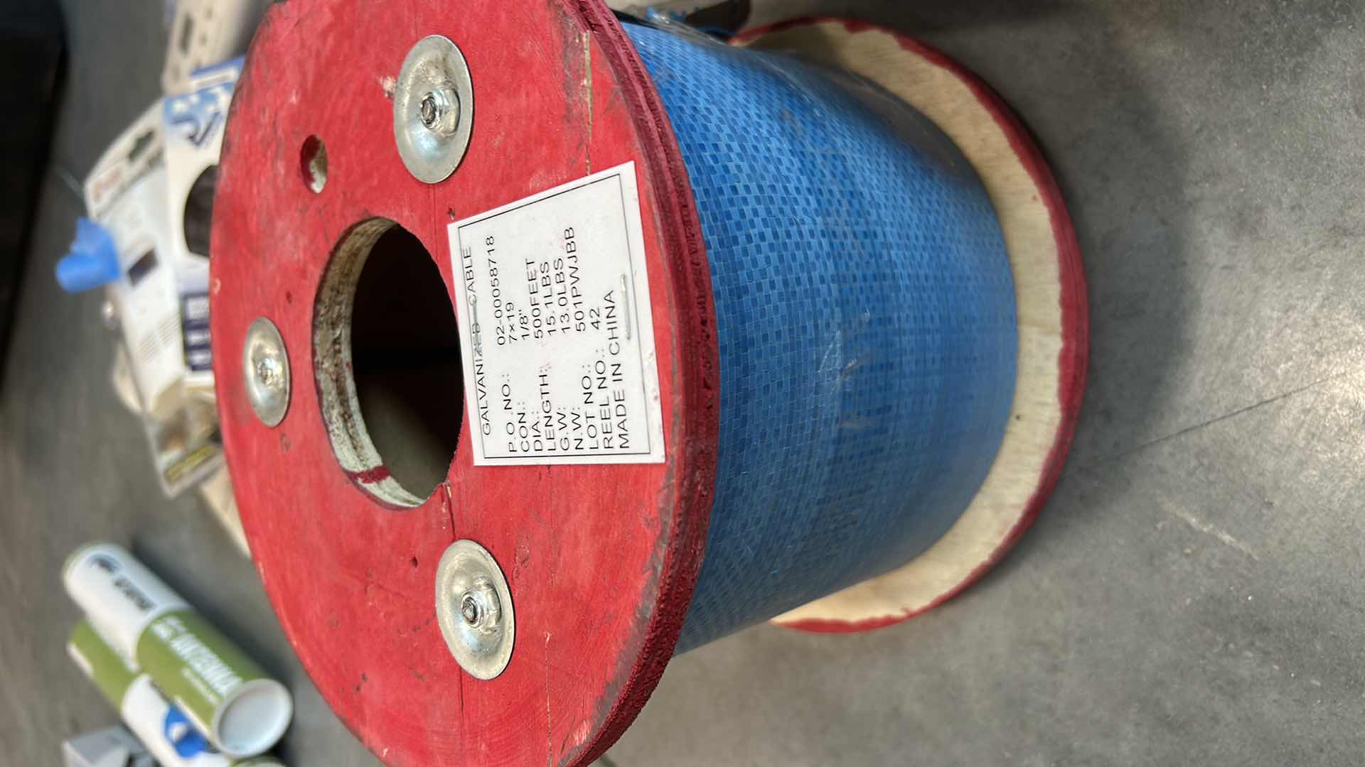 Photo 1 of 500 FT GALVANIZED CABLE
