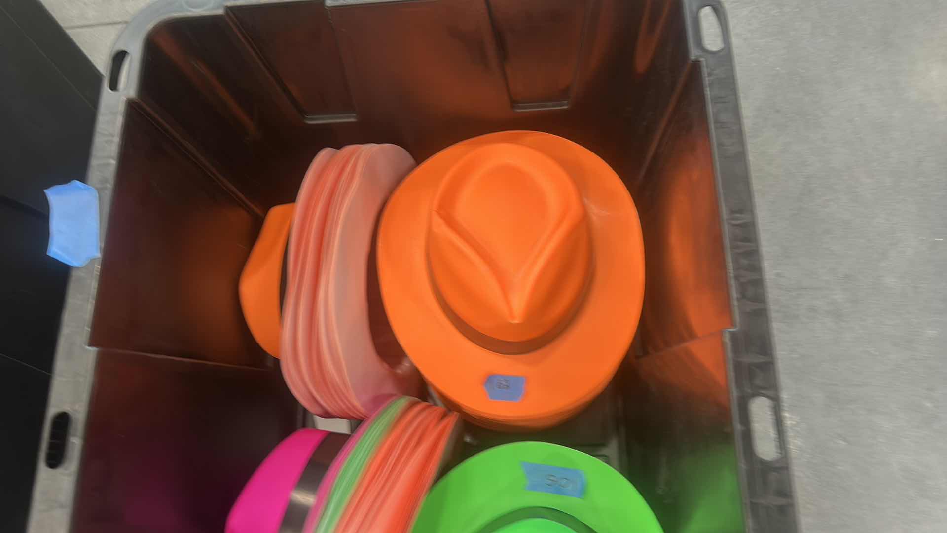 Photo 1 of 100 PLUS NEON GANGSTER HATS