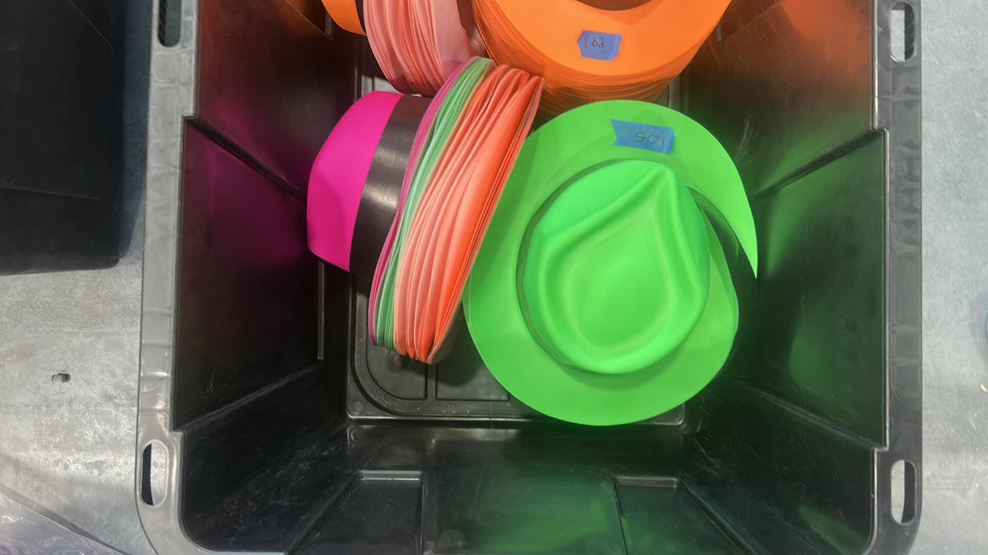 Photo 1 of 100 PLUS NEON GANGSTER HATS