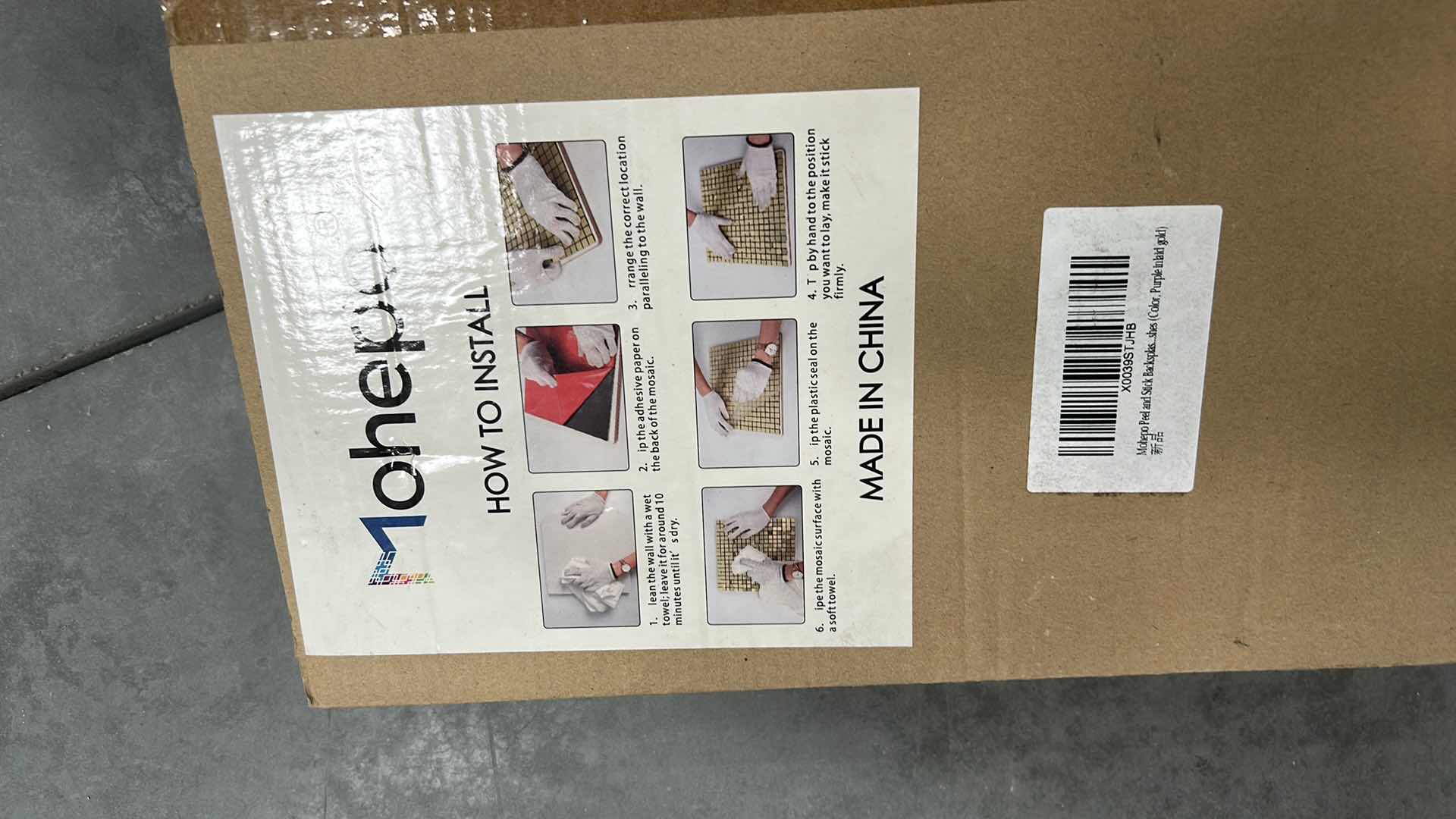 Photo 1 of MOHEPO PEEL AND STICK BACKSPLASH