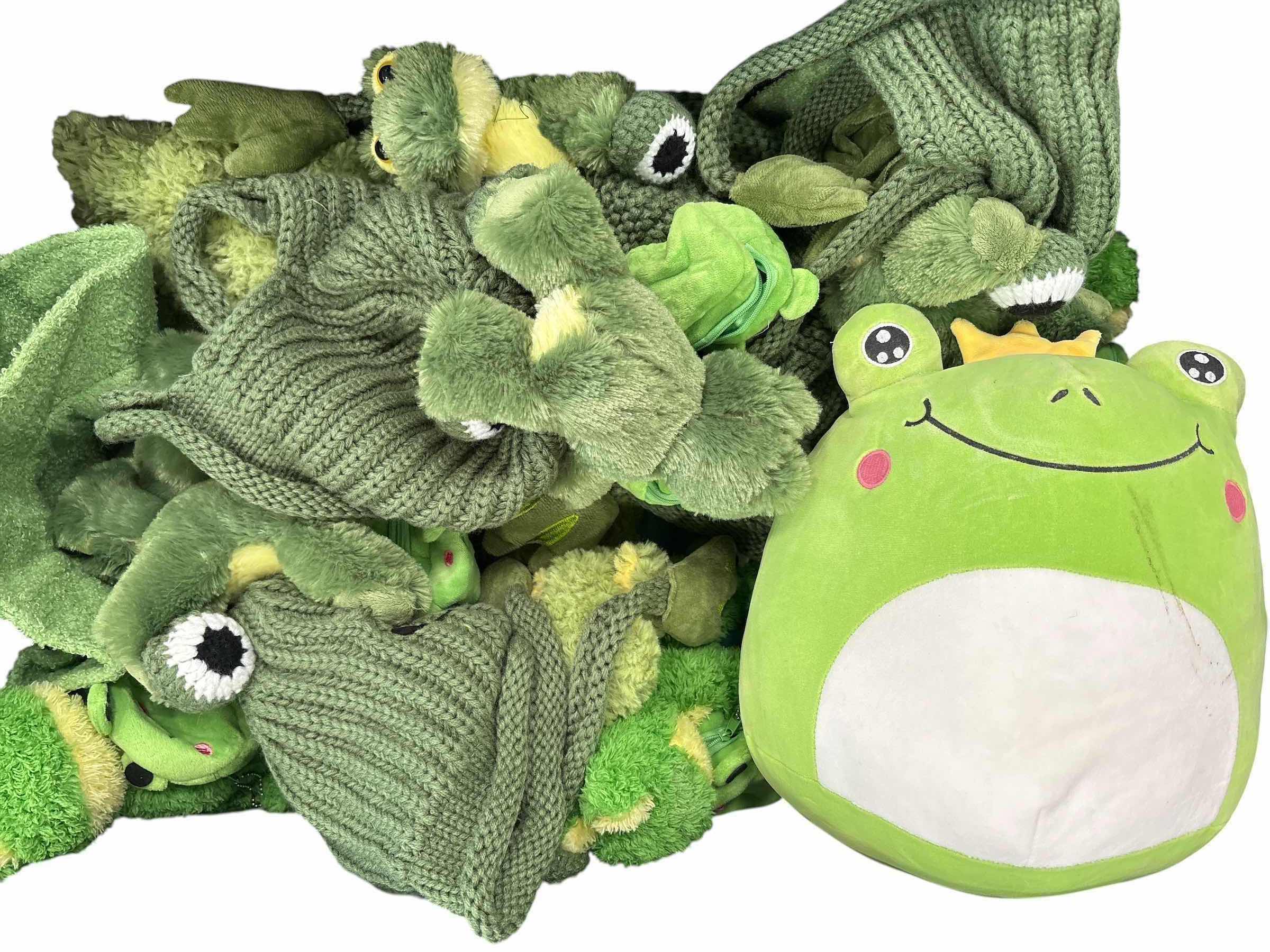 Photo 1 of CONTAINER OF FROG BEANIES AND MORE