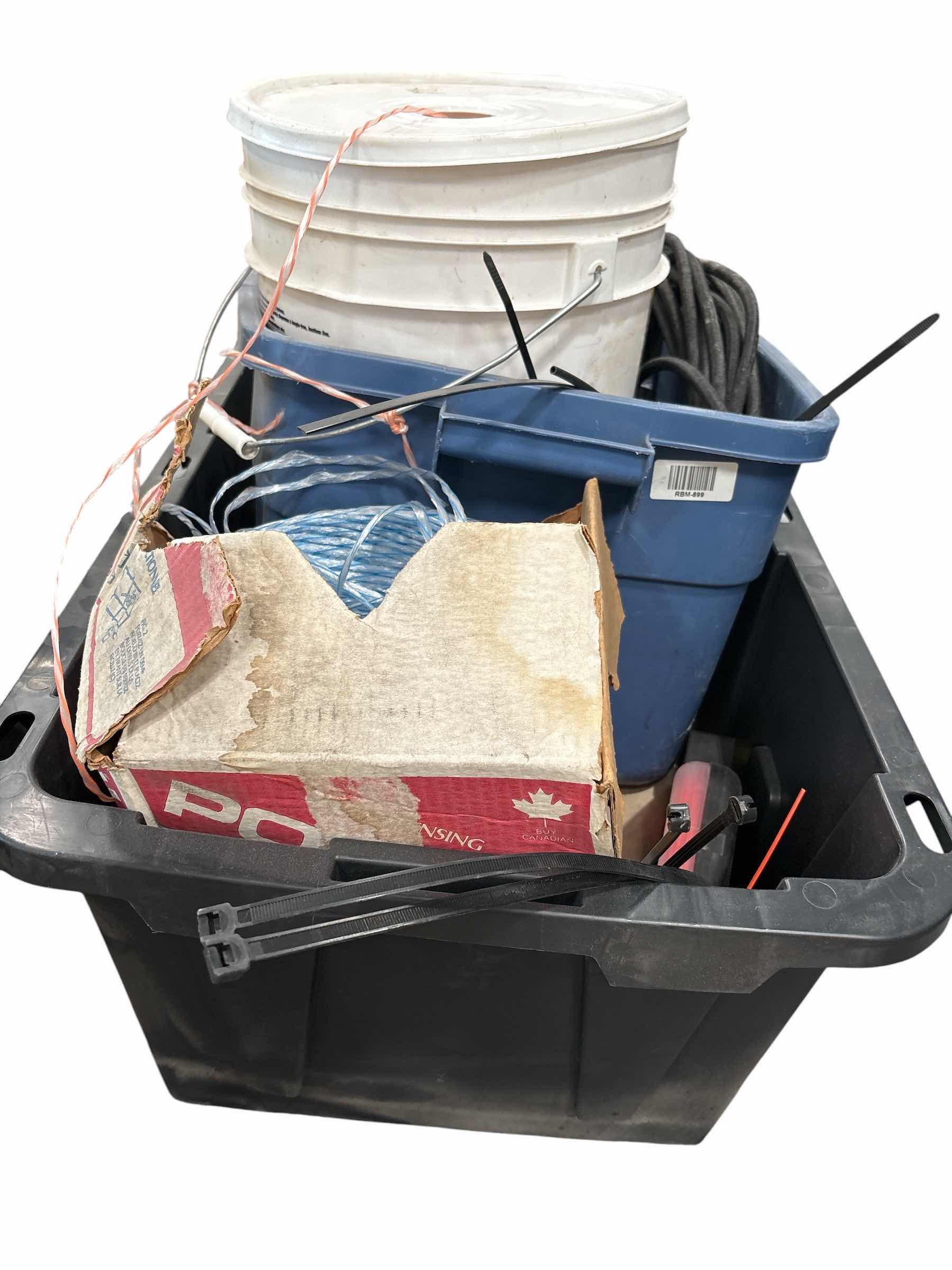 Photo 1 of CONTAINER OF WIRE AND ROPE