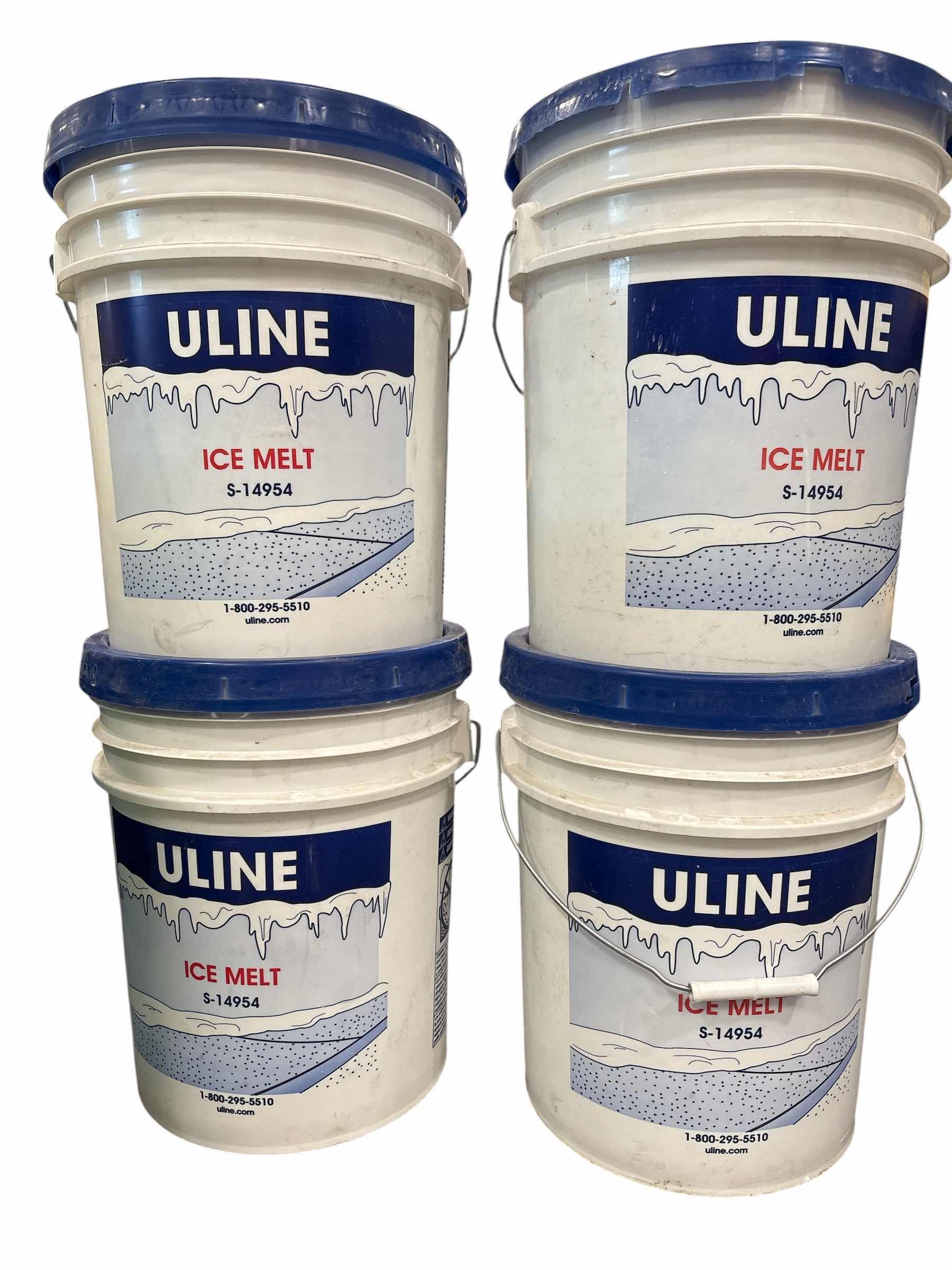 Photo 1 of (4)PCS ULINE ICE MELT RETAIL $104