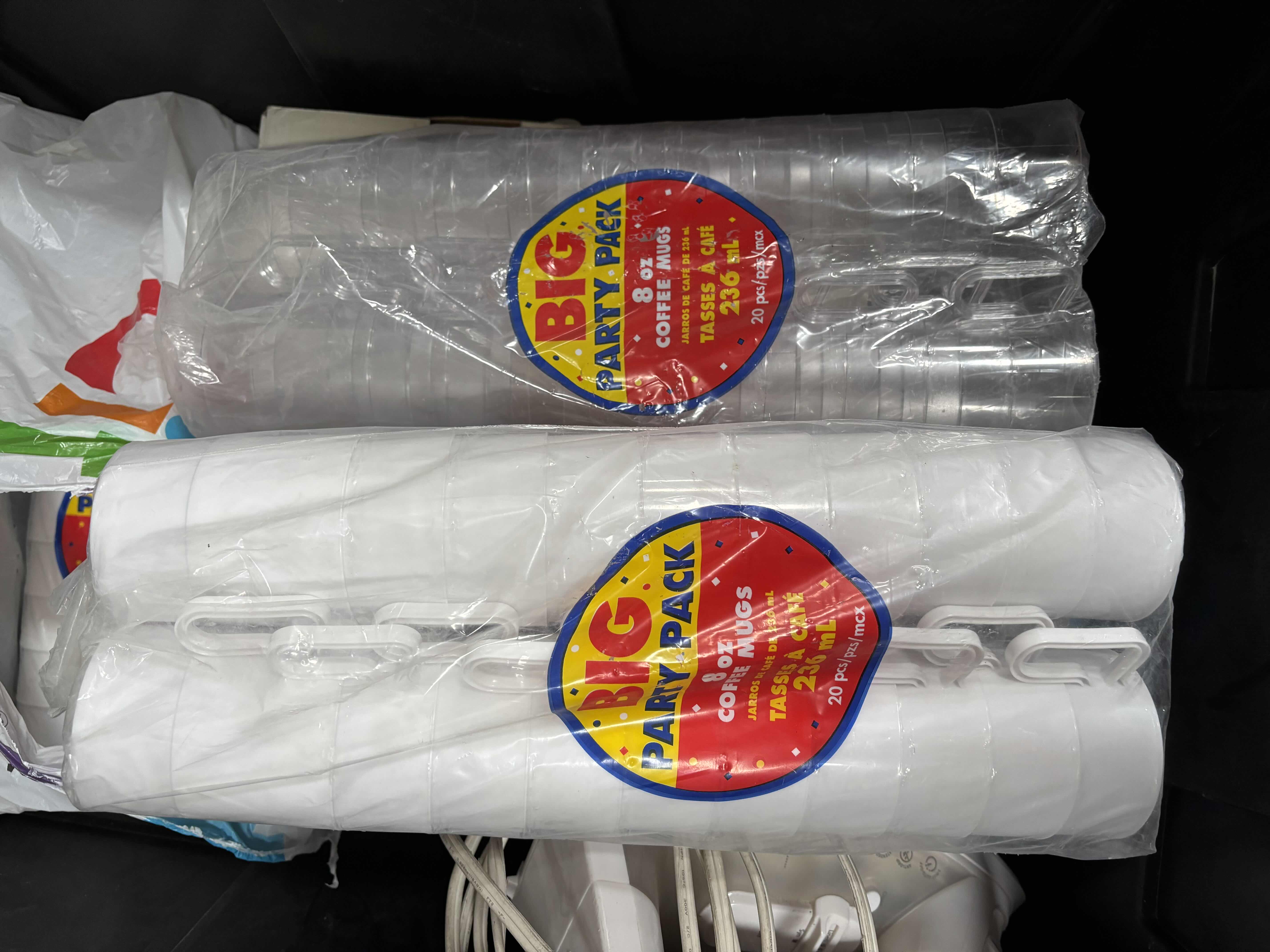 Photo 1 of CLOTHING IRONS & DISPOSABLE PLASTIC COFFEE MUGS