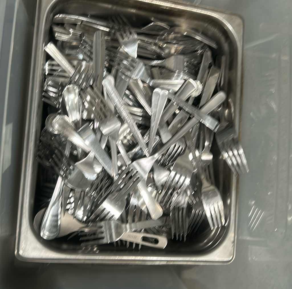 Photo 1 of 3- CONTENTS OF CONTAINERS FLATWARE