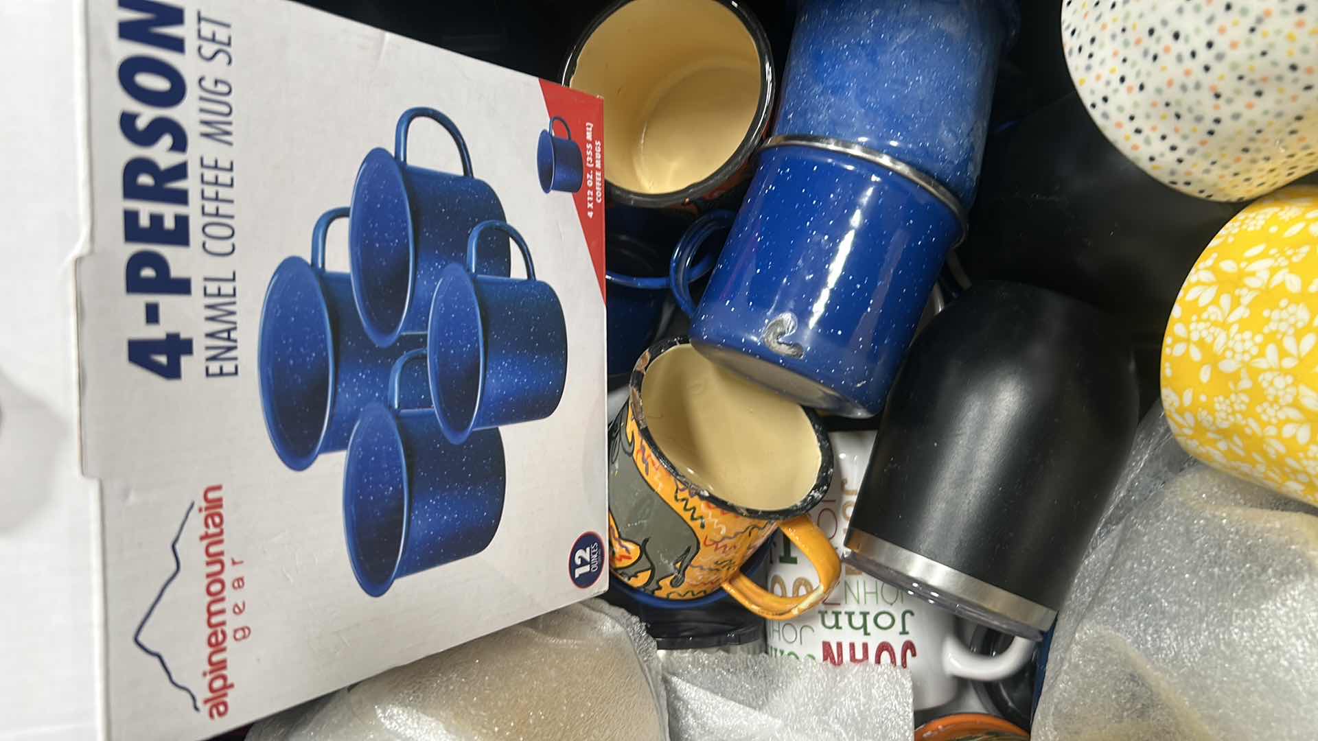 Photo 1 of CONTENTS OF CONTAINER ASSORTED COFFEE MUGS